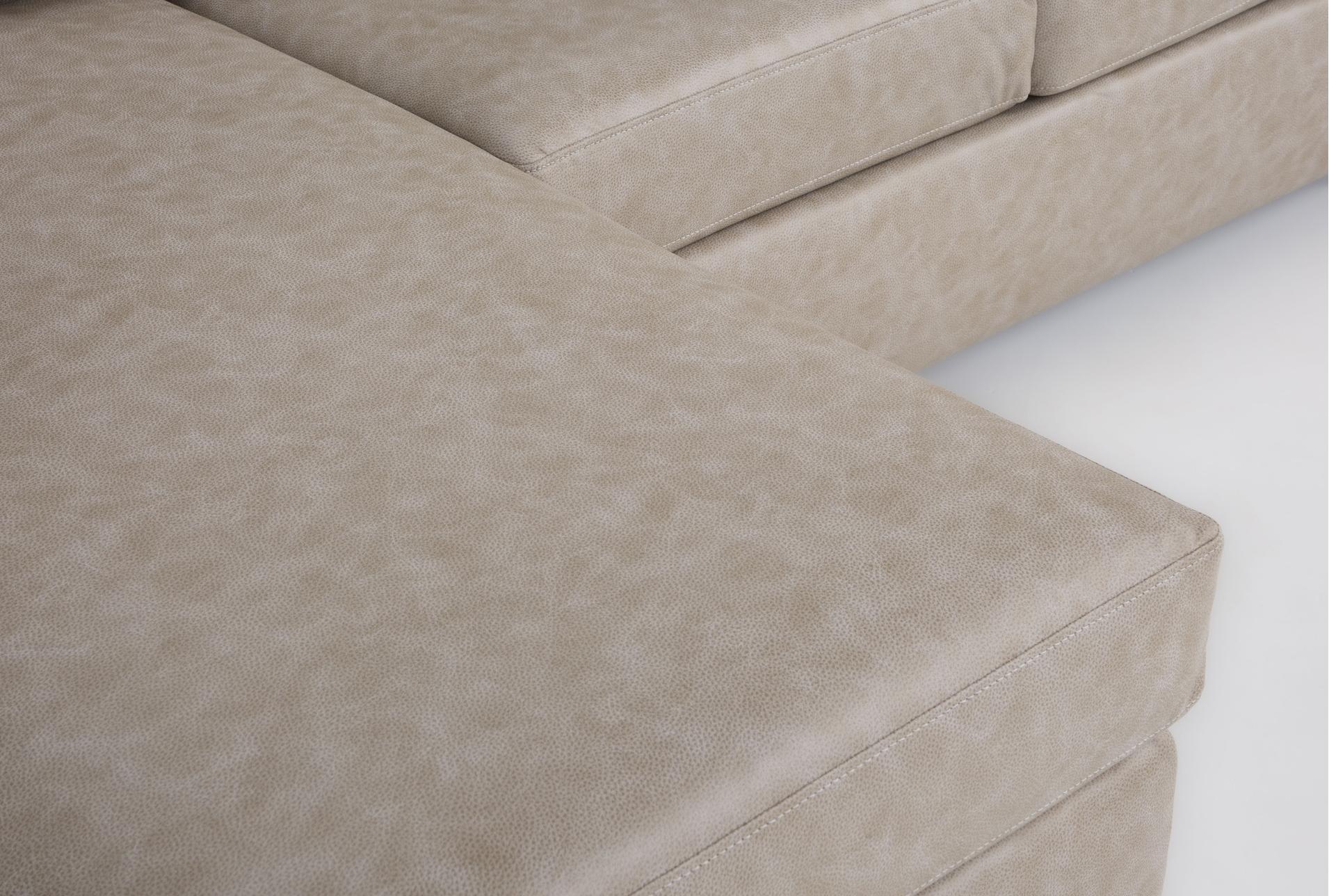 mathers mocha beige brown vegan faux leather 2 piece sectional with right arm facing sofa chaise + left arm facing corner chaise 10 mathers mocha beige brown vegan faux leather 2 piece sectional with right arm facing sofa chaise + left arm facing corner chaise