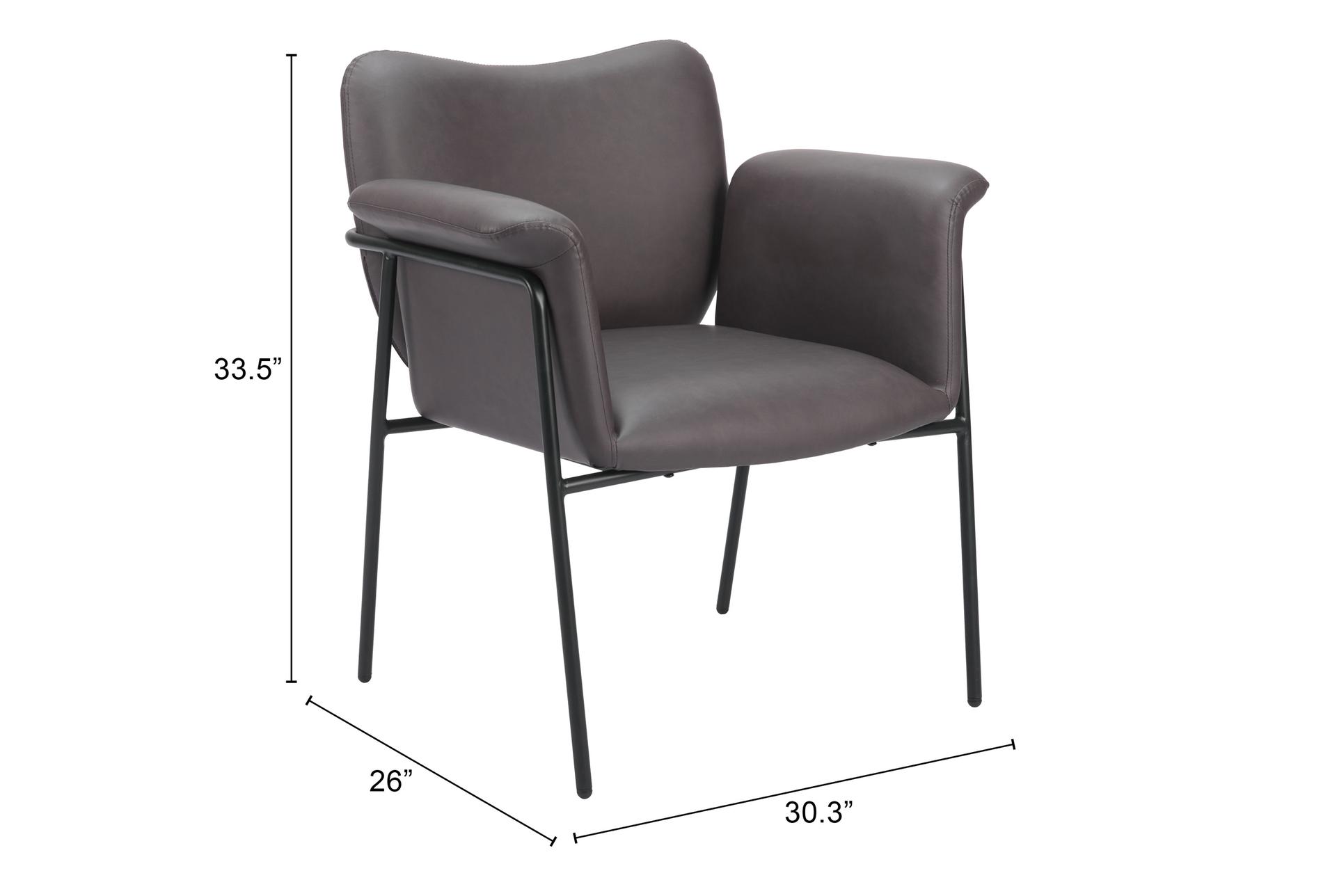 heritage brown faux leather & steel accent chair with arms 15 heritage brown faux leather & steel accent chair with arms