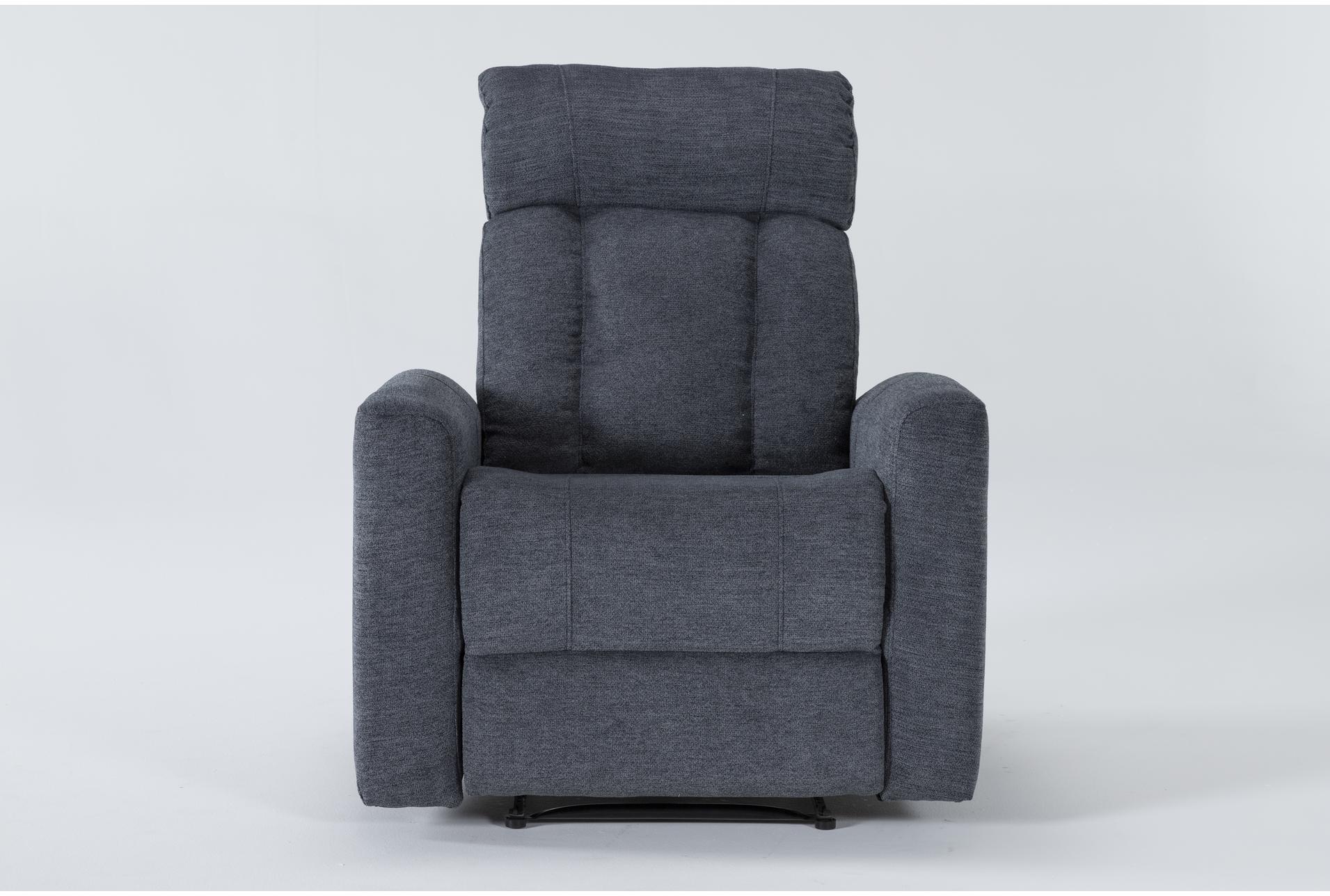 halo ii blue power wallaway recliner with power headrest & usb | wall hugger 1 halo ii blue power wallaway recliner with power headrest & usb | wall hugger