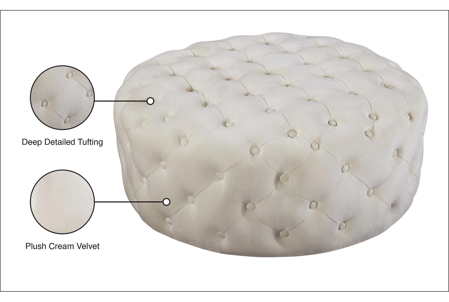 addison cream velvet upholstered rectangle ottoman/bench | entryway 7 addison cream velvet upholstered rectangle ottoman/bench | entryway