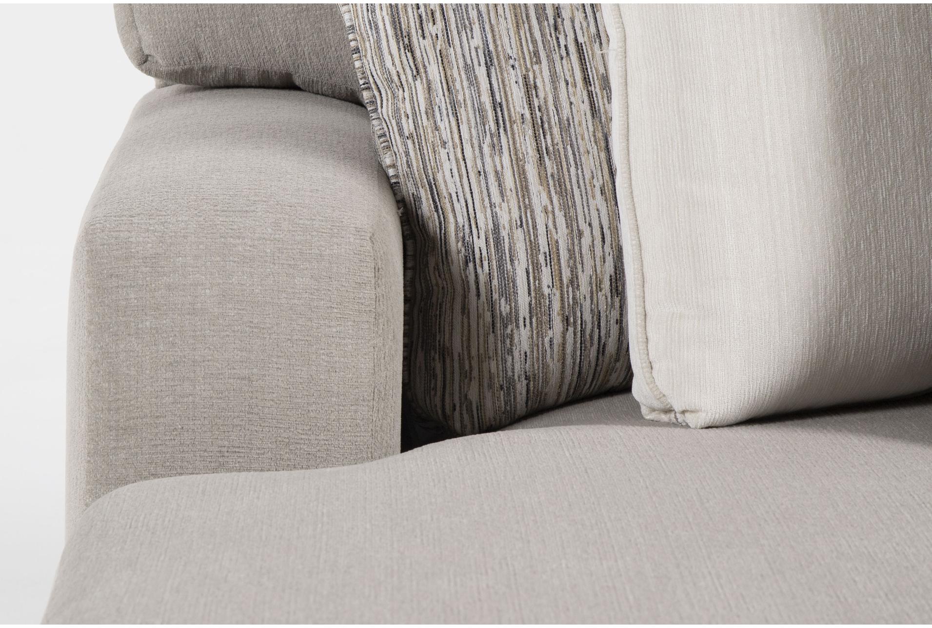 anacapa cement grey 141" 4 piece sectional with left arm facing chaise 7 anacapa cement grey 141" 4 piece sectional with left arm facing chaise