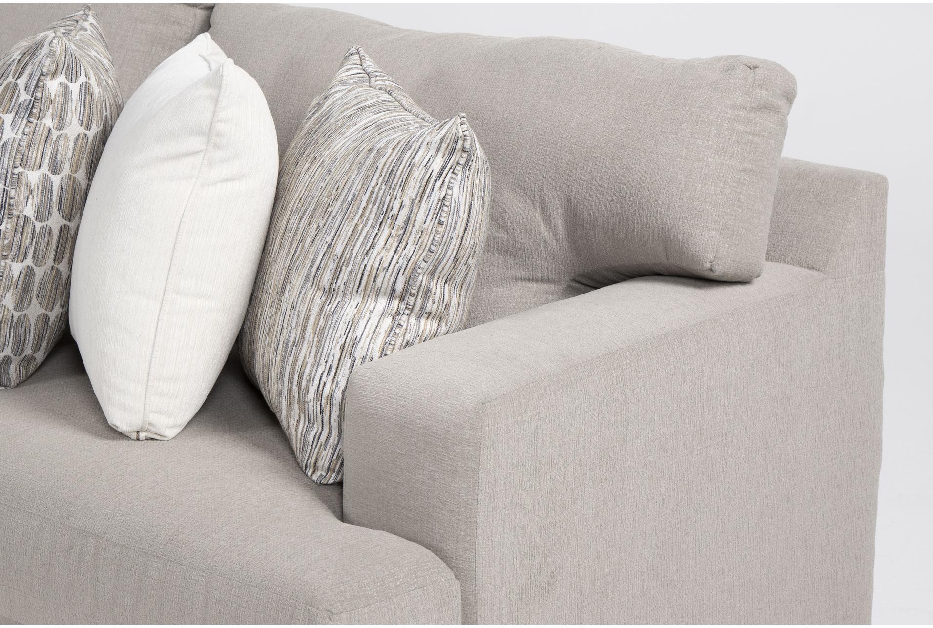 anacapa cement grey 141" 4 piece sectional with left arm facing chaise 10 anacapa cement grey 141" 4 piece sectional with left arm facing chaise