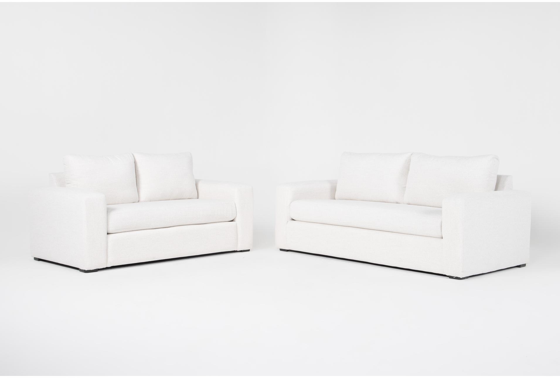 isabella ii cream fabric 2 piece condo sofa|loveseat set | loose reversible back 1 isabella ii cream fabric 2 piece condo sofa|loveseat set | loose reversible back