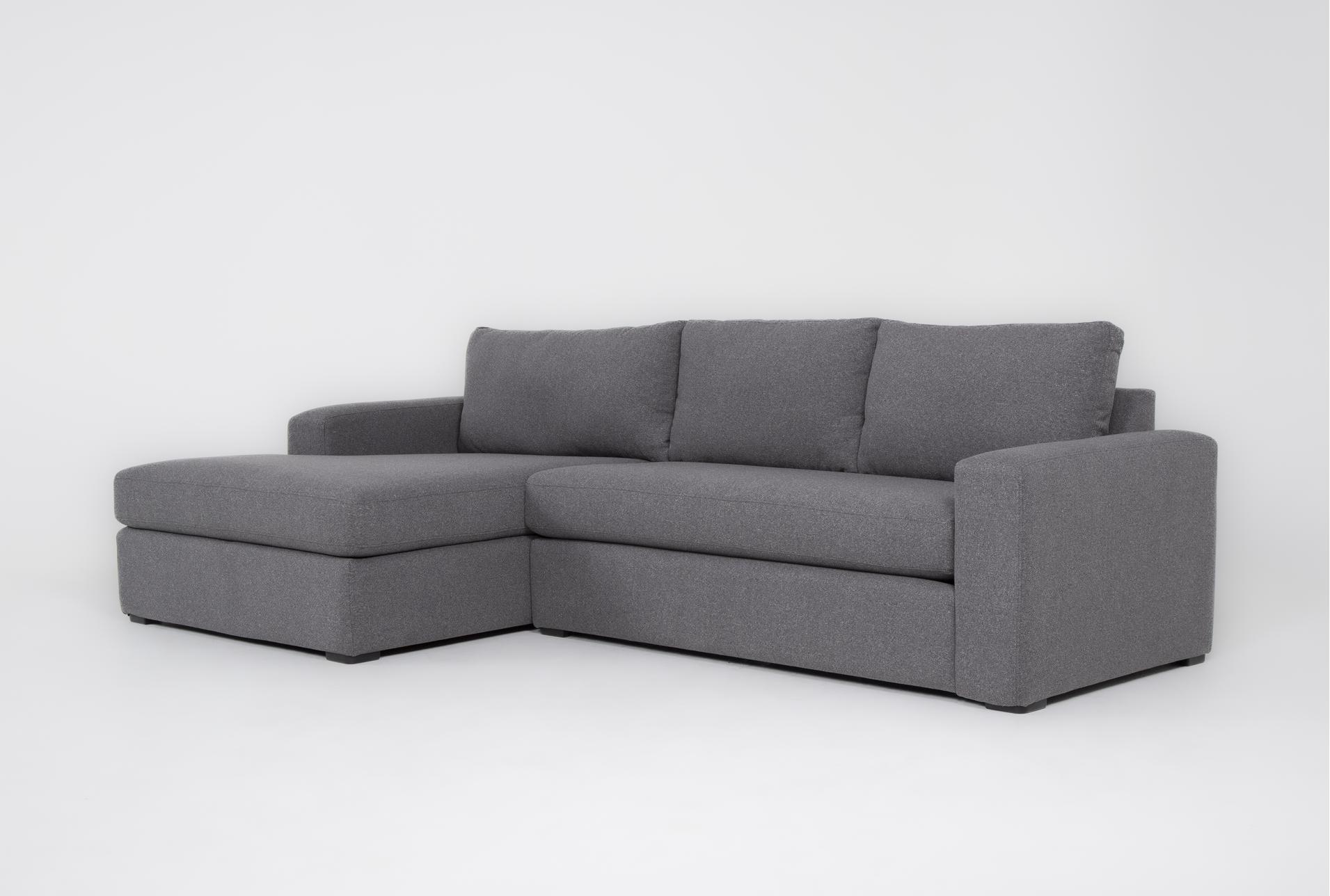 isabella ii charcoal 116" 2 piece sectional with left arm facing chaise 1 isabella ii charcoal 116" 2 piece sectional with left arm facing chaise