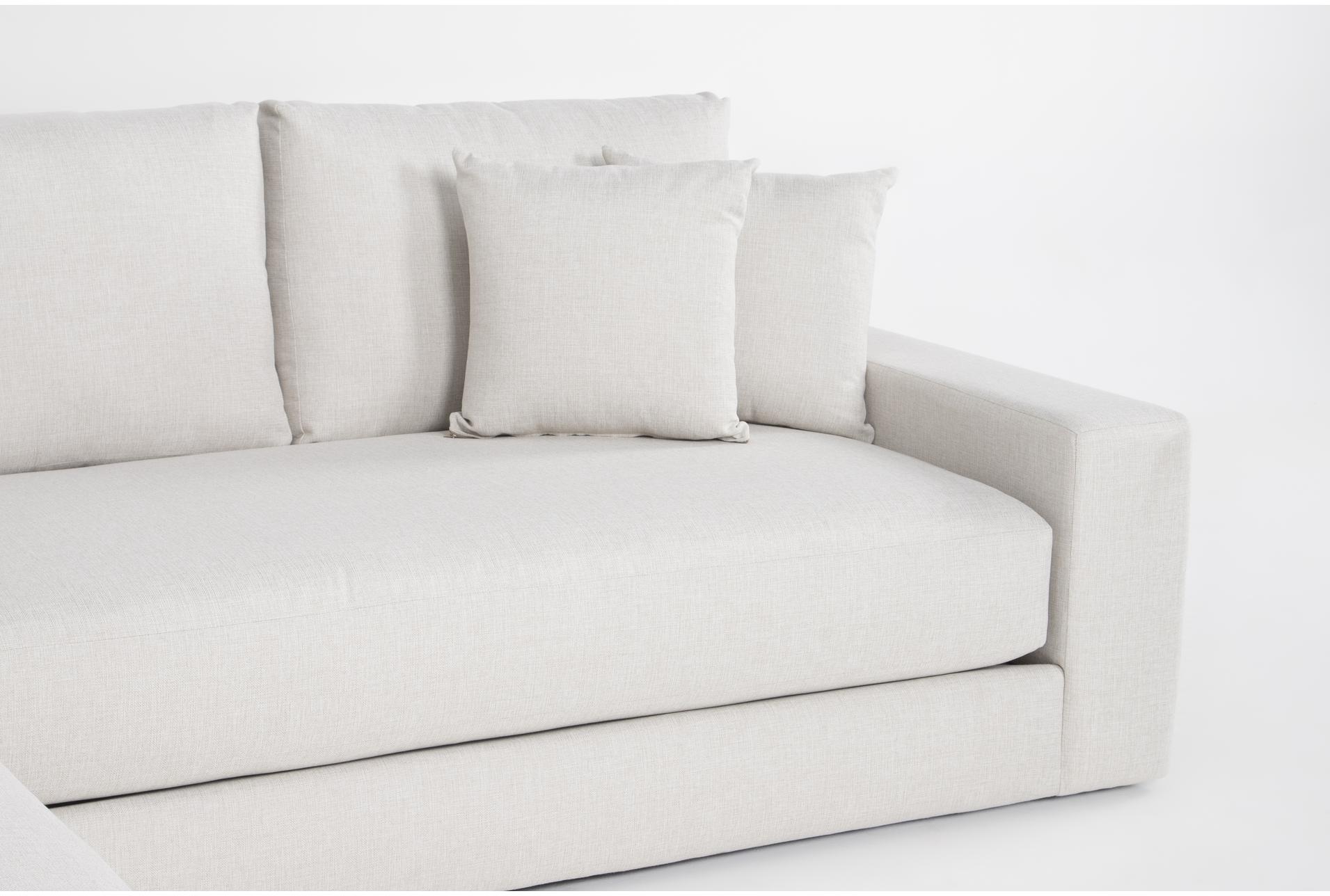 sawyer linen 124" fabric 3 piece l-shaped sectional 8 sawyer linen 124" fabric 3 piece l-shaped sectional