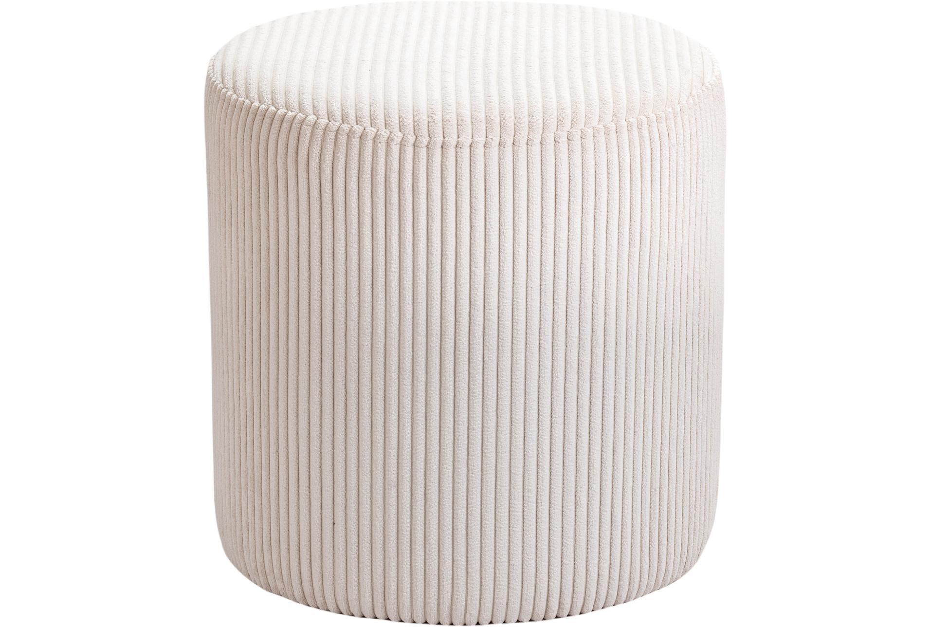 roy beige microsuede fabric round upholstered ottoman/stool 10 roy beige microsuede fabric round upholstered ottoman/stool