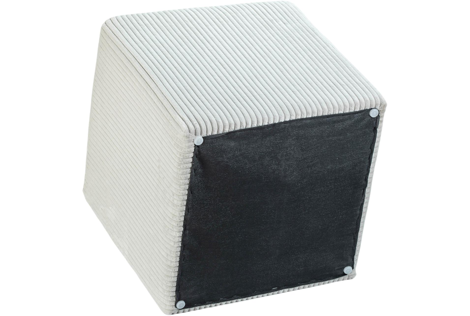 roy cream microsuede fabric rectangle upholstered ottoman/stool 15 roy cream microsuede fabric rectangle upholstered ottoman/stool
