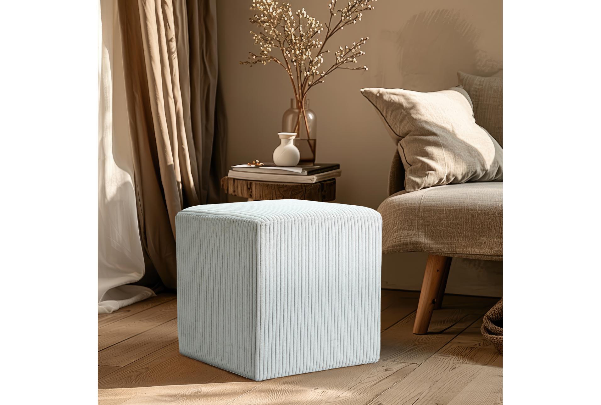 roy cream microsuede fabric rectangle upholstered ottoman/stool 18 roy cream microsuede fabric rectangle upholstered ottoman/stool