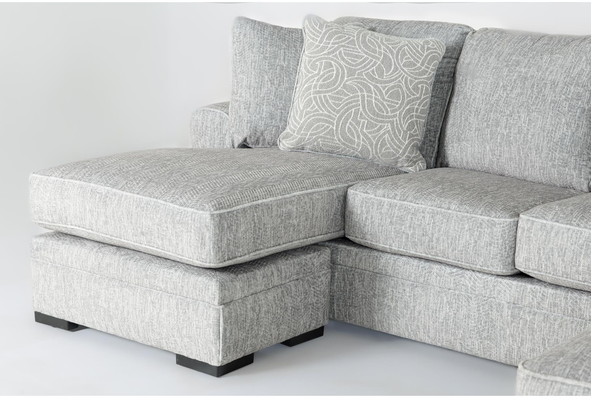 kylie light grey 2 piece dual chaise sectional with left arm facing sofa chaise & right arm facing corner chaise | fabric 13 kylie light grey 2 piece dual chaise sectional with left arm facing sofa chaise & right arm facing corner chaise | fabric