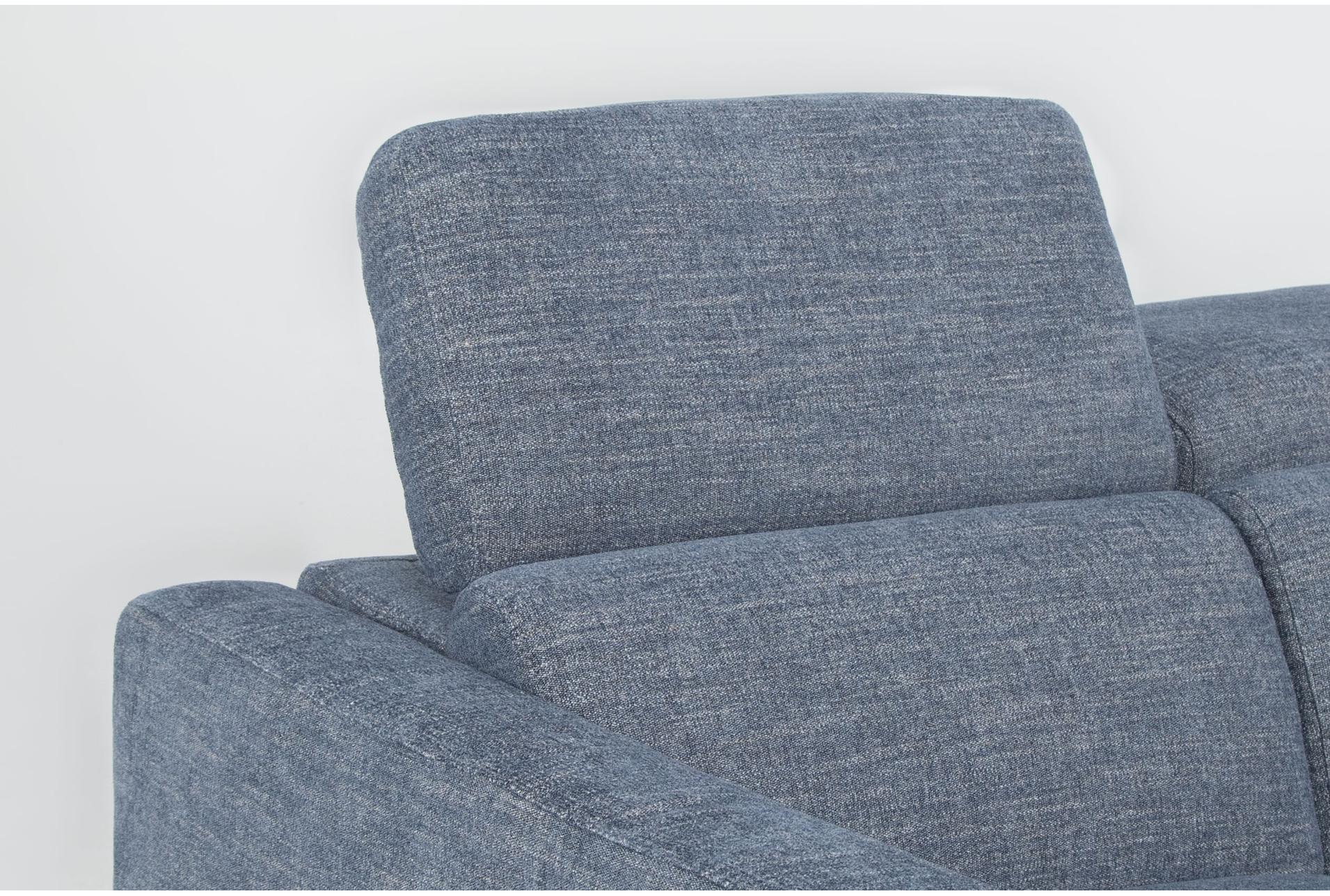 blake denim blue 113" 2 piece power reclining sectional | right arm facing chaise 24 blake denim blue 113" 2 piece power reclining sectional | right arm facing chaise