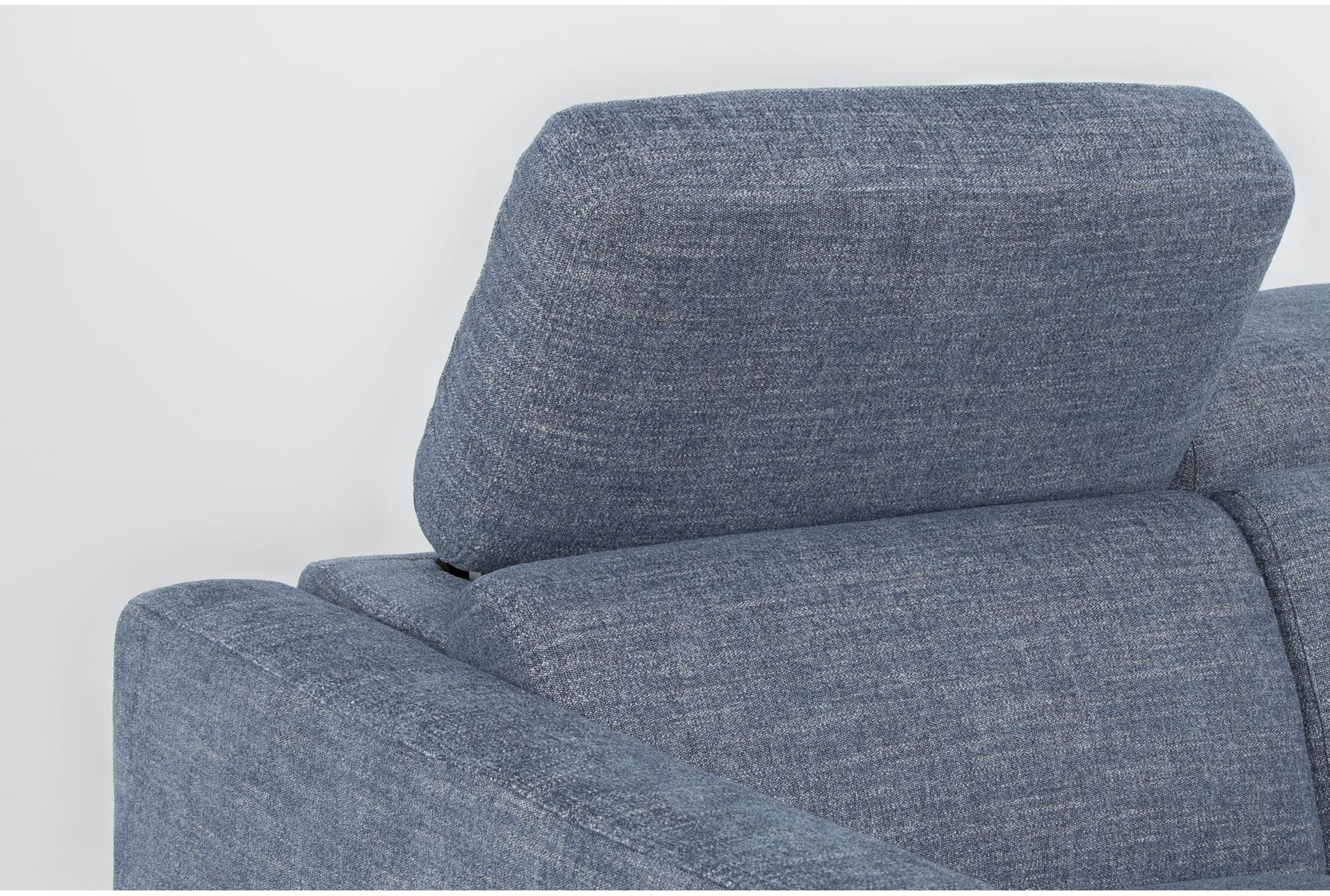 blake denim blue 113" 2 piece power reclining sectional | right arm facing chaise 25 blake denim blue 113" 2 piece power reclining sectional | right arm facing chaise