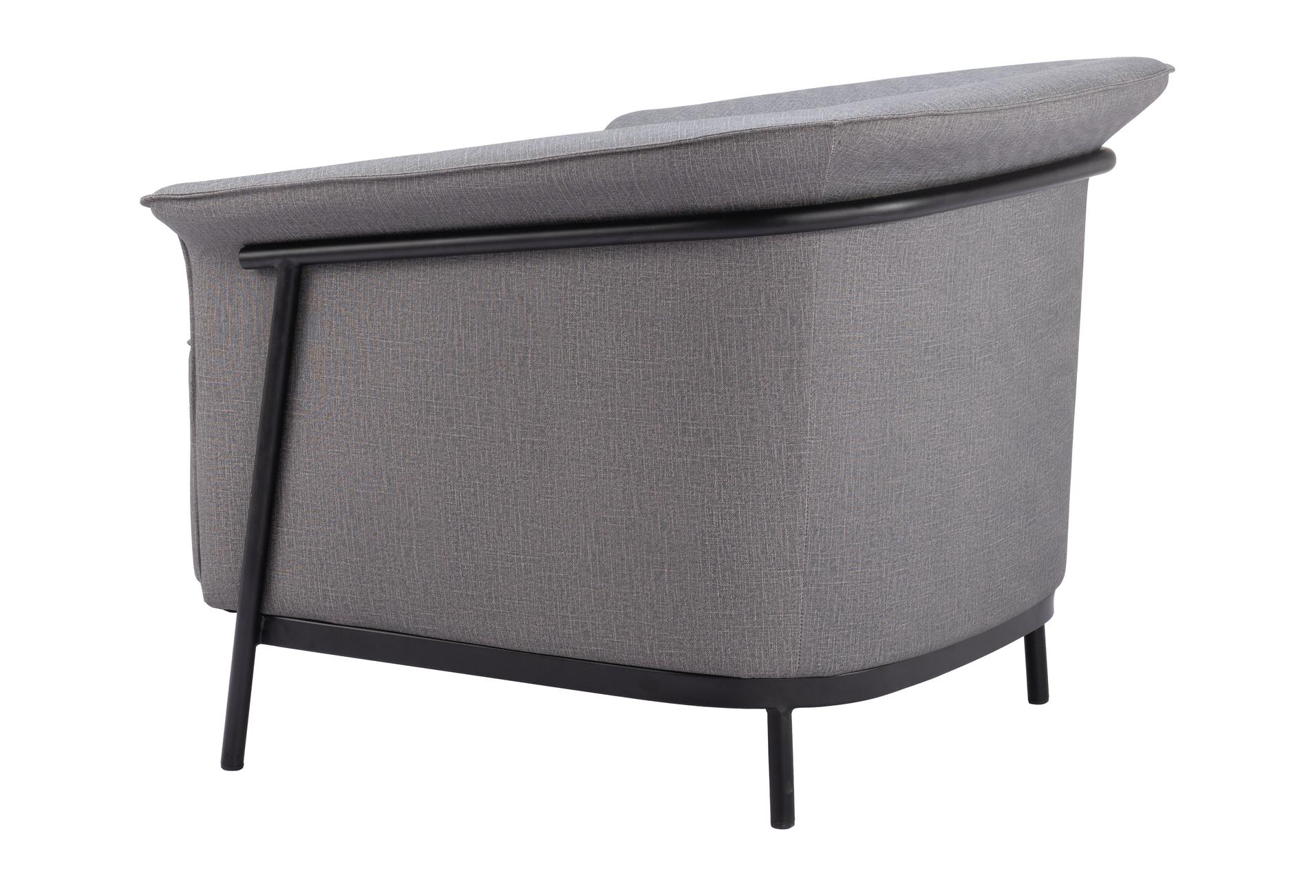 burry slate grey metal accent arm chair | fabric | with arms 11 burry slate grey metal accent arm chair | fabric | with arms