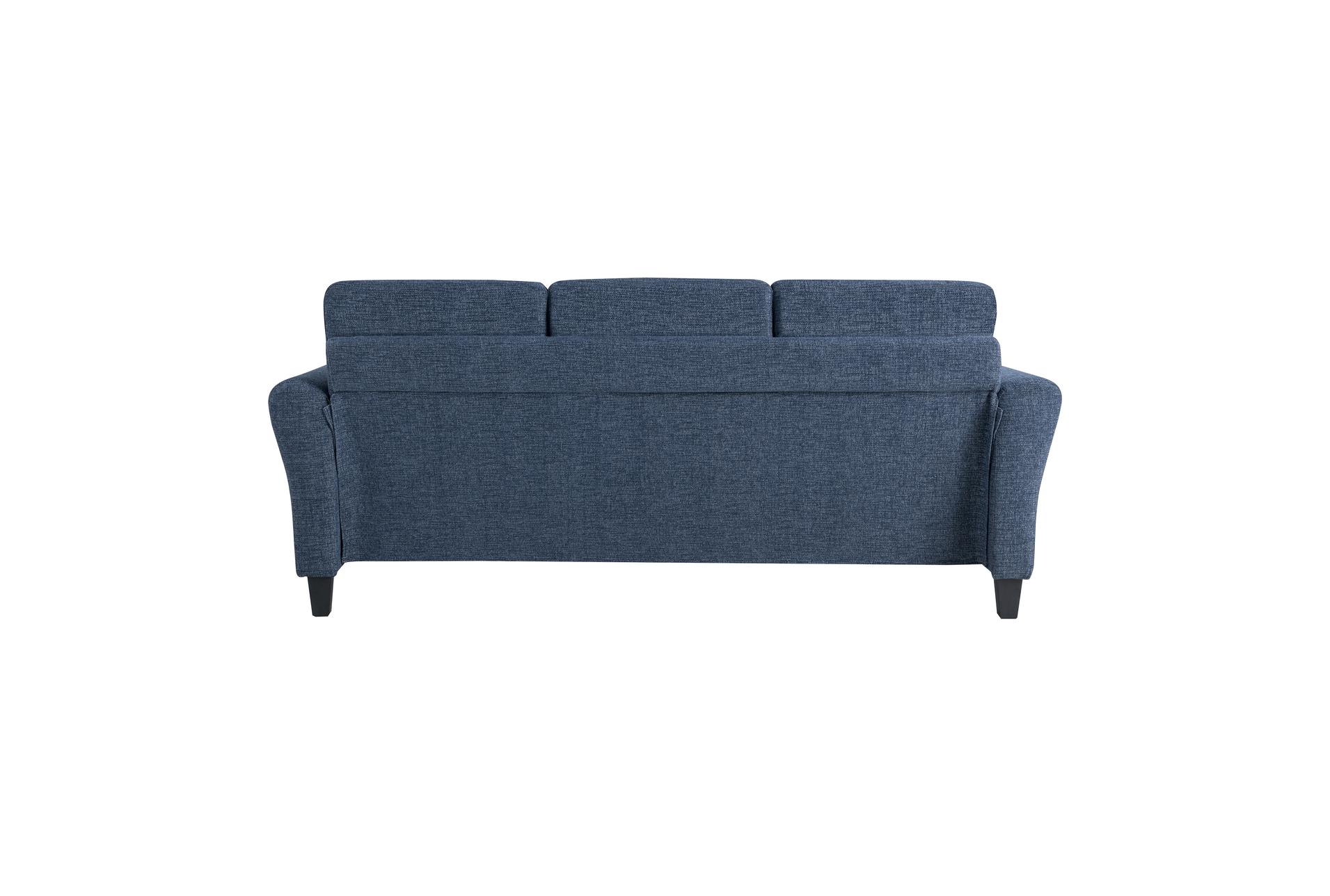 westin blue fabric 80" microfiber sofa 16 westin blue fabric 80" microfiber sofa