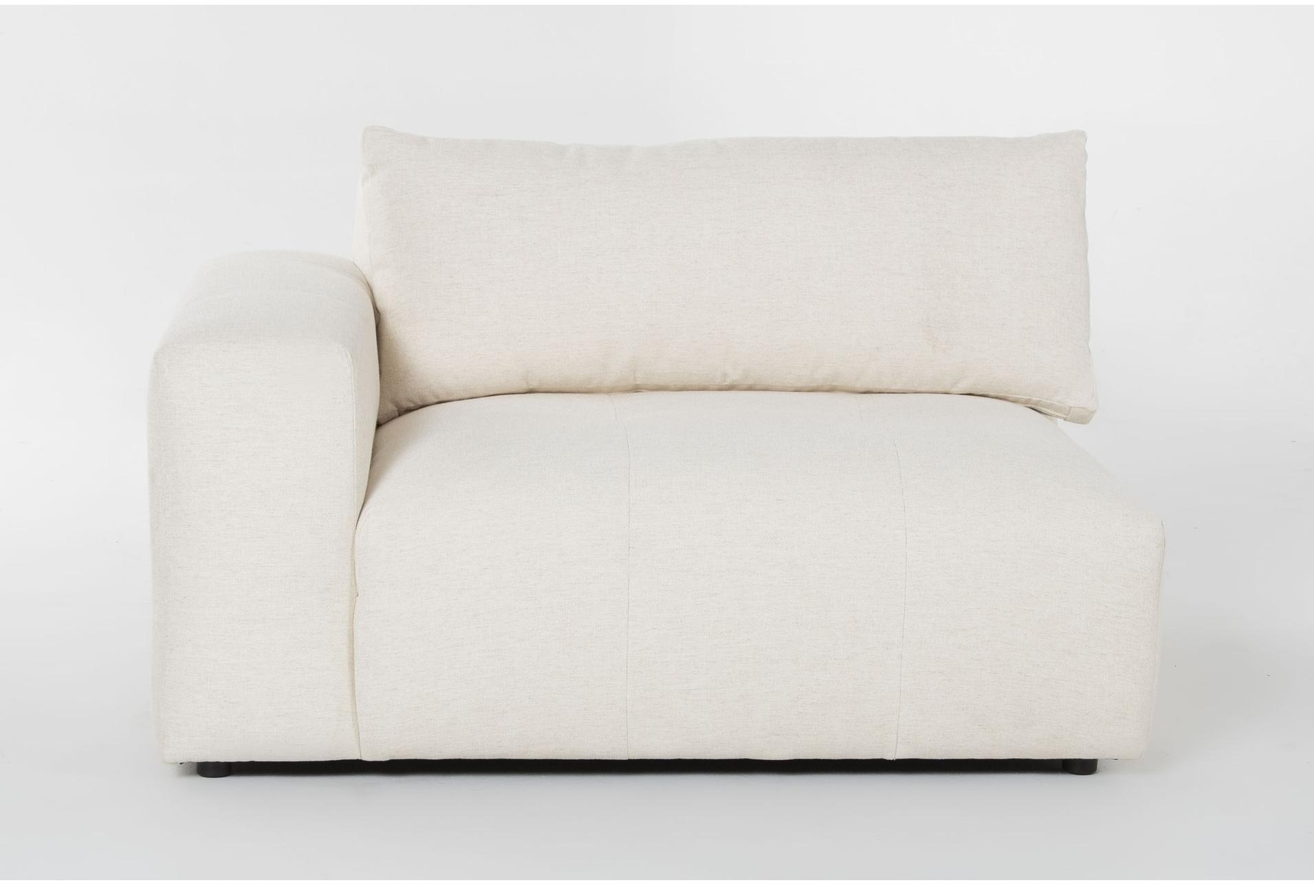 iris crypton performance modular left arm facing chair