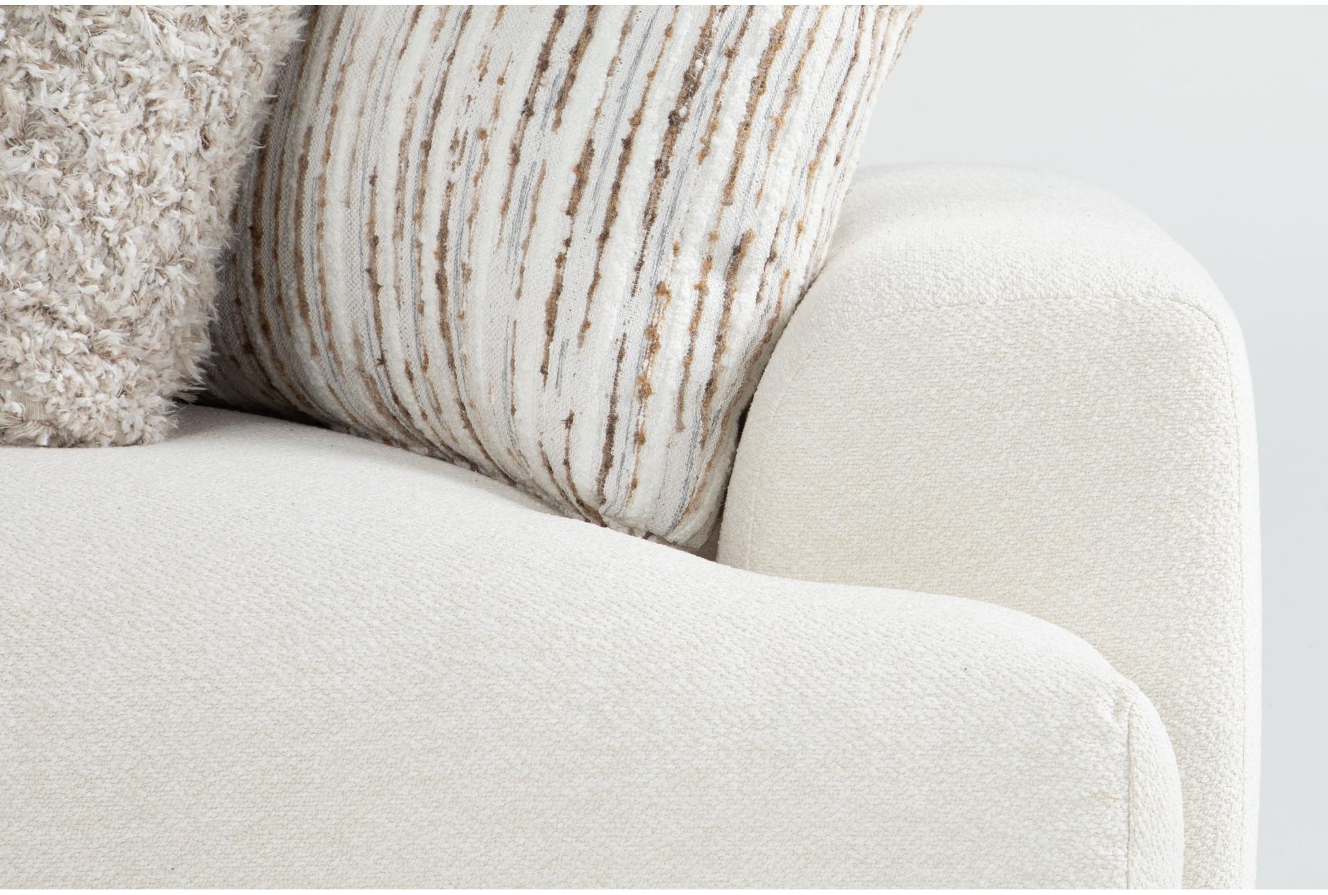 cataleya ivory beige boucle fabric 129" 4 piece right arm facing chaise sectional 13 cataleya ivory beige boucle fabric 129" 4 piece right arm facing chaise sectional