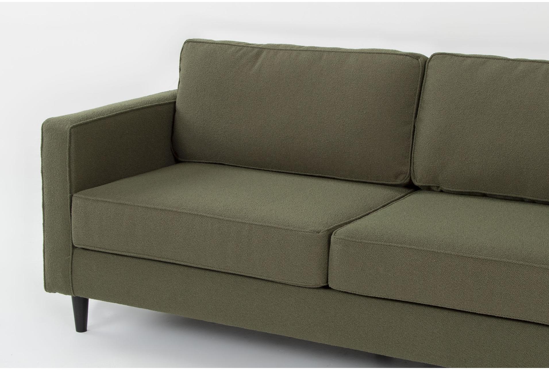 calais ii sage green boucle fabric modern 78" sofa 9 calais ii sage green boucle fabric modern 78" sofa