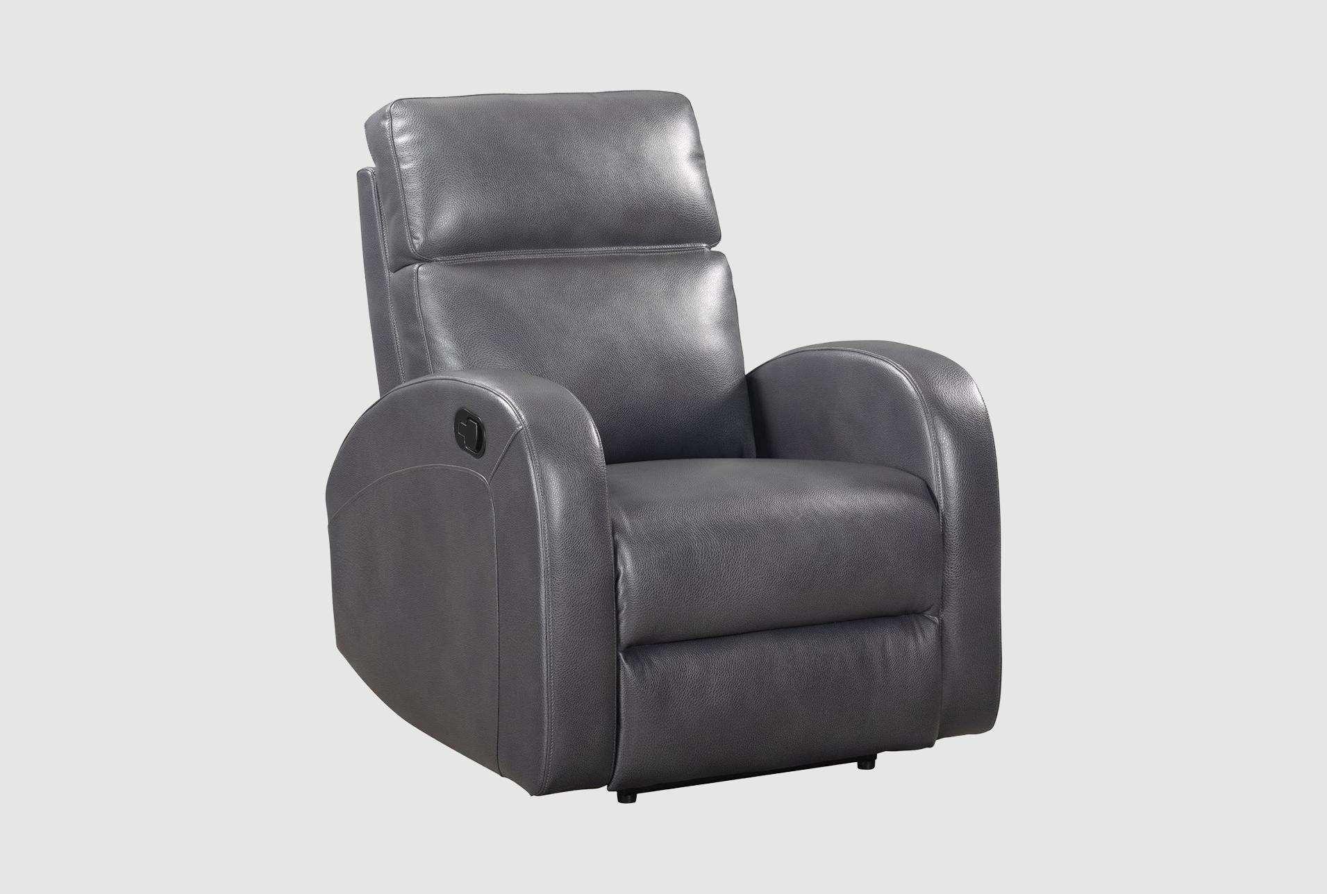 paxton 34" grey manual recliner 1 paxton 34" grey manual recliner