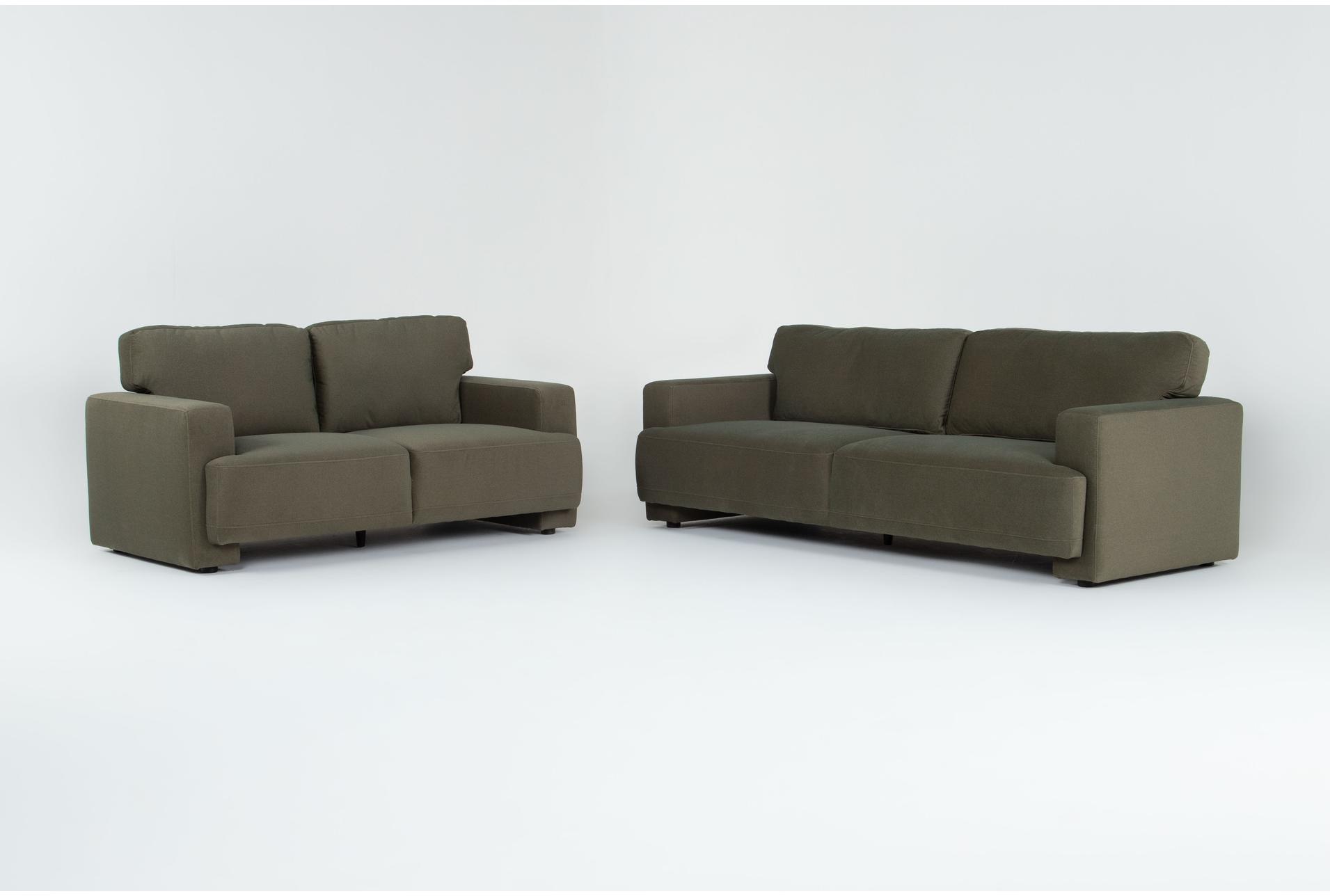 milan green velvet fabric sofa & loveseat set 1 milan green velvet fabric sofa & loveseat set