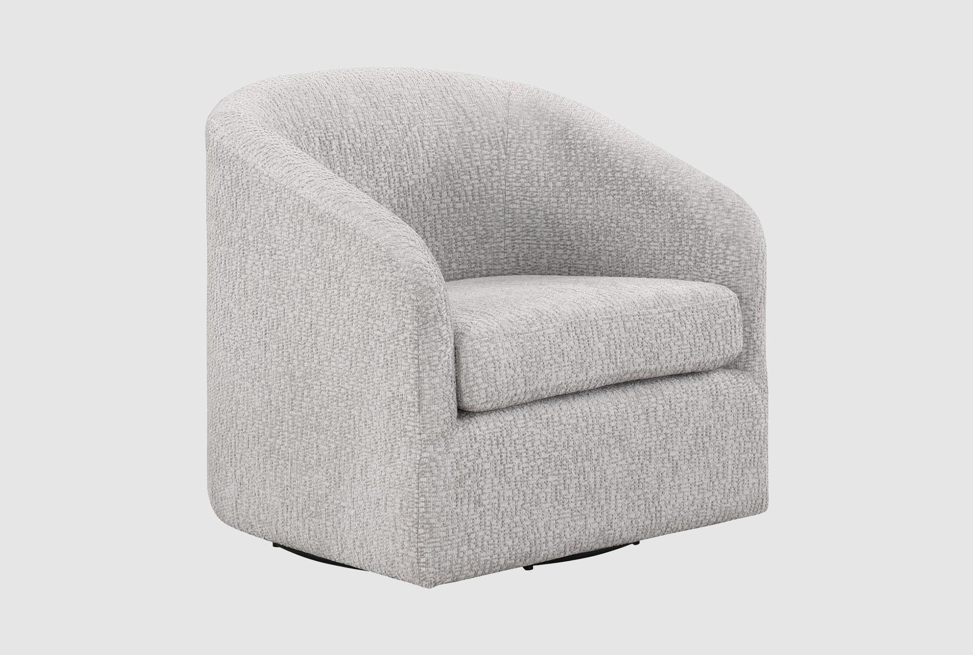 parker silver wood swivel barrel arm chair | high performance fabric 1 parker silver wood swivel barrel arm chair | high performance fabric