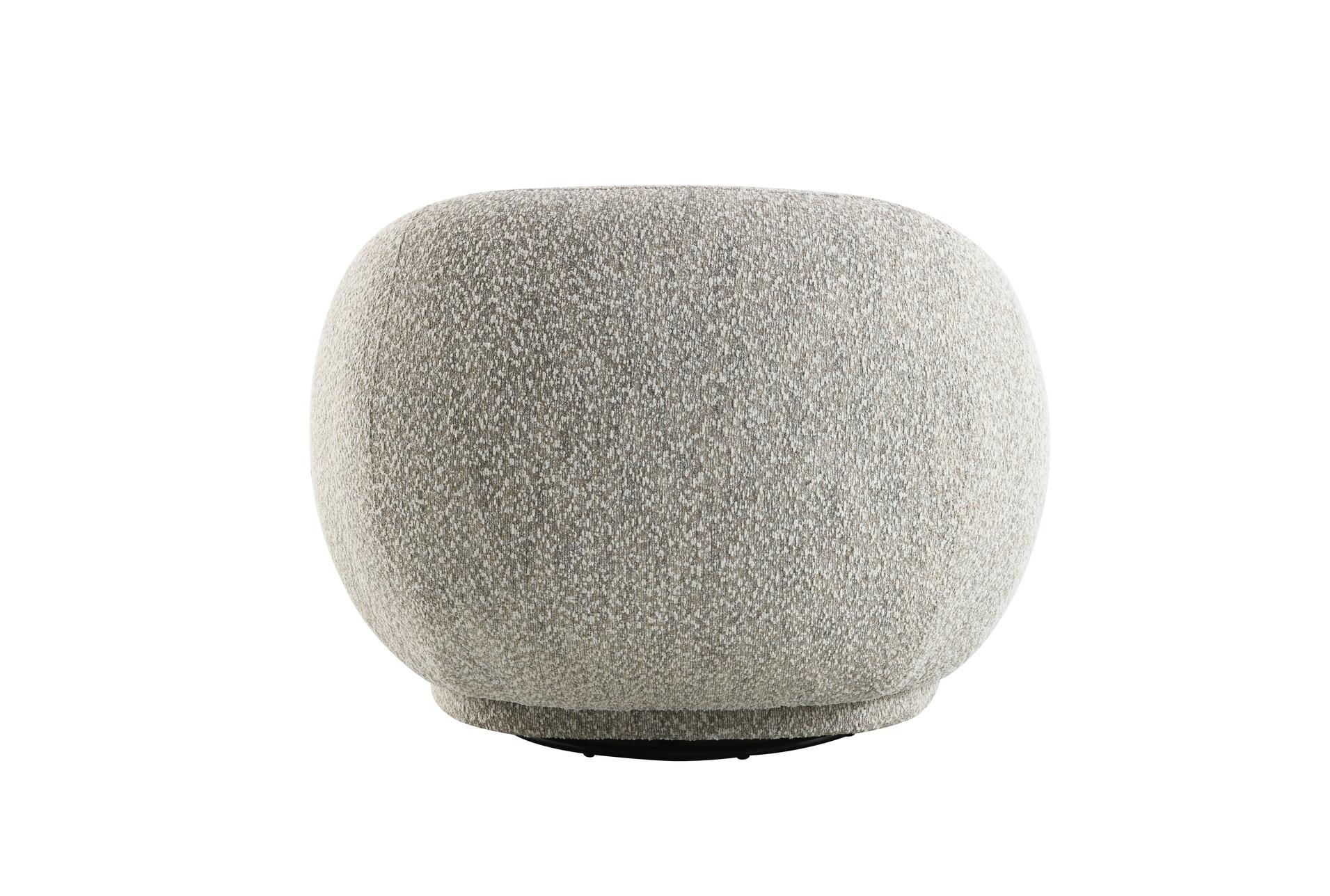isabel brown boucle fabric wood oversized swivel barrel arm chair | curved 11 isabel brown boucle fabric wood oversized swivel barrel arm chair | curved