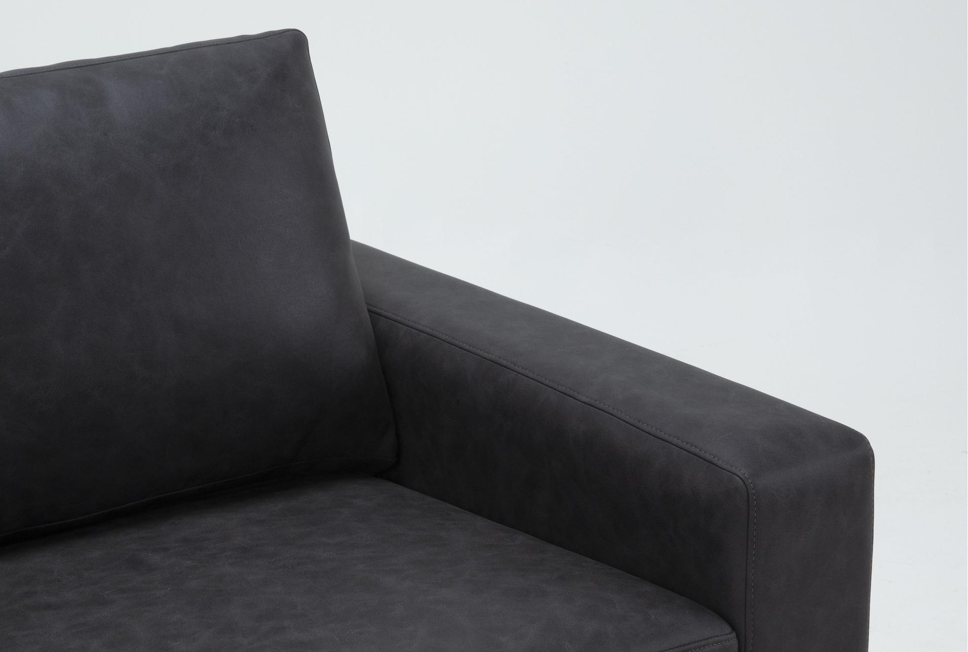 araceli ii charcoal grey black vegan faux leather 2 piece condo 86" queen sleeper sofa & oversized chair set 13 araceli ii charcoal grey black vegan faux leather 2 piece condo 86" queen sleeper sofa & oversized chair set
