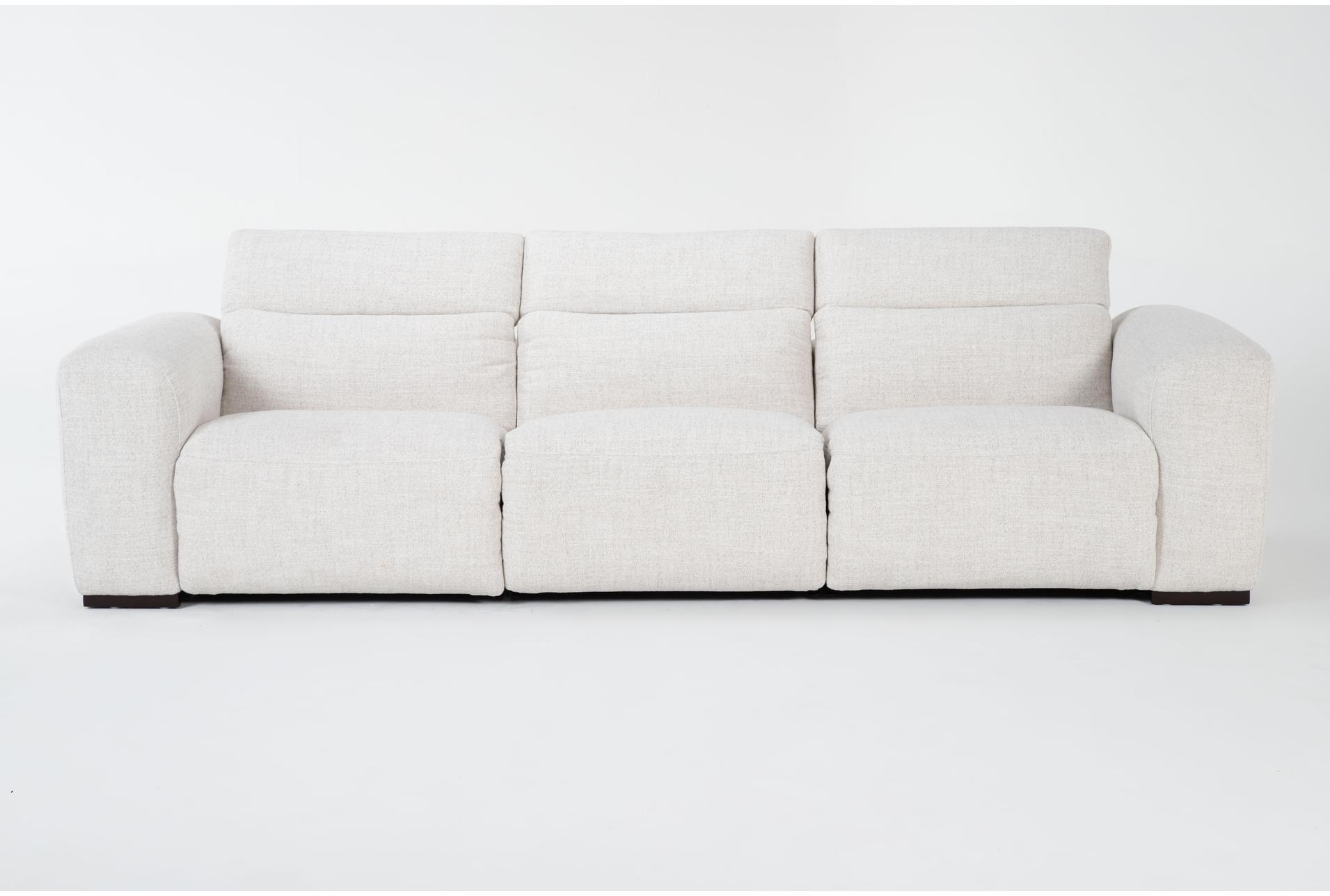 morro bay ii beige fabric 128" 3 piece power reclining modular sofa | power headrest | usb | adjustable headrests | track arms 1 morro bay ii beige fabric 128" 3 piece power reclining modular sofa | power headrest | usb | adjustable headrests | track arms