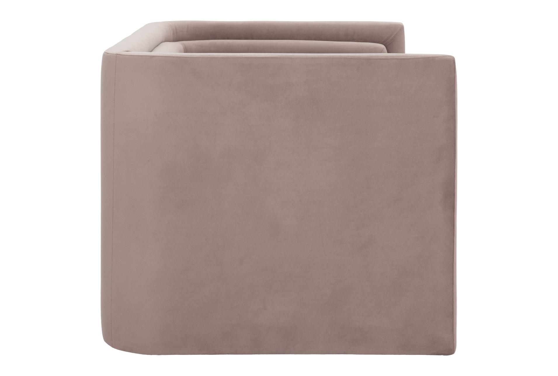 trippel taupe brown velvet 56" loveseat with arms 10 trippel taupe brown velvet 56" loveseat with arms