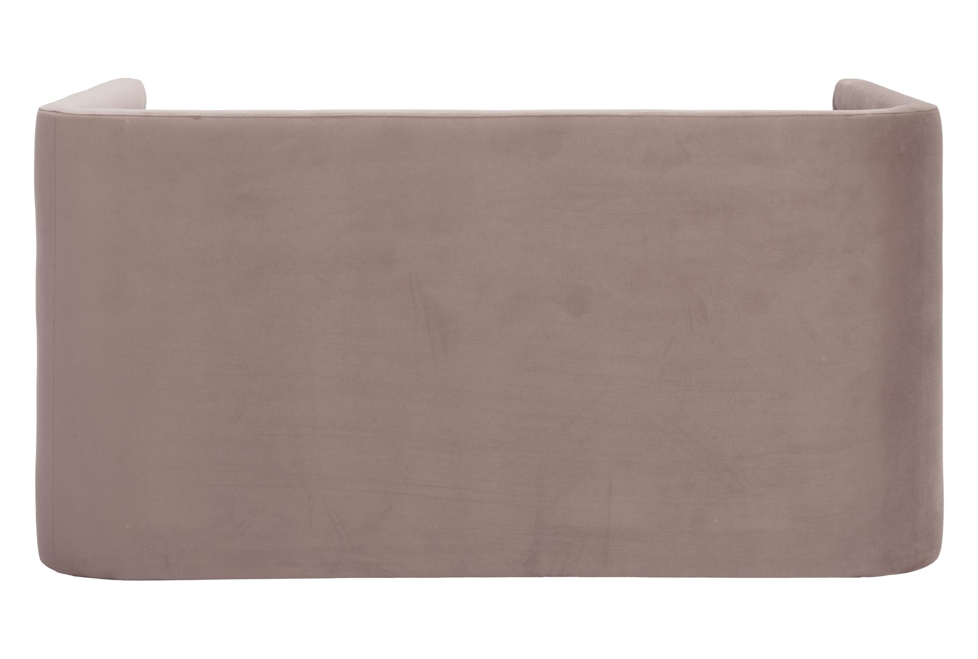 trippel taupe brown velvet 56" loveseat with arms 12 trippel taupe brown velvet 56" loveseat with arms