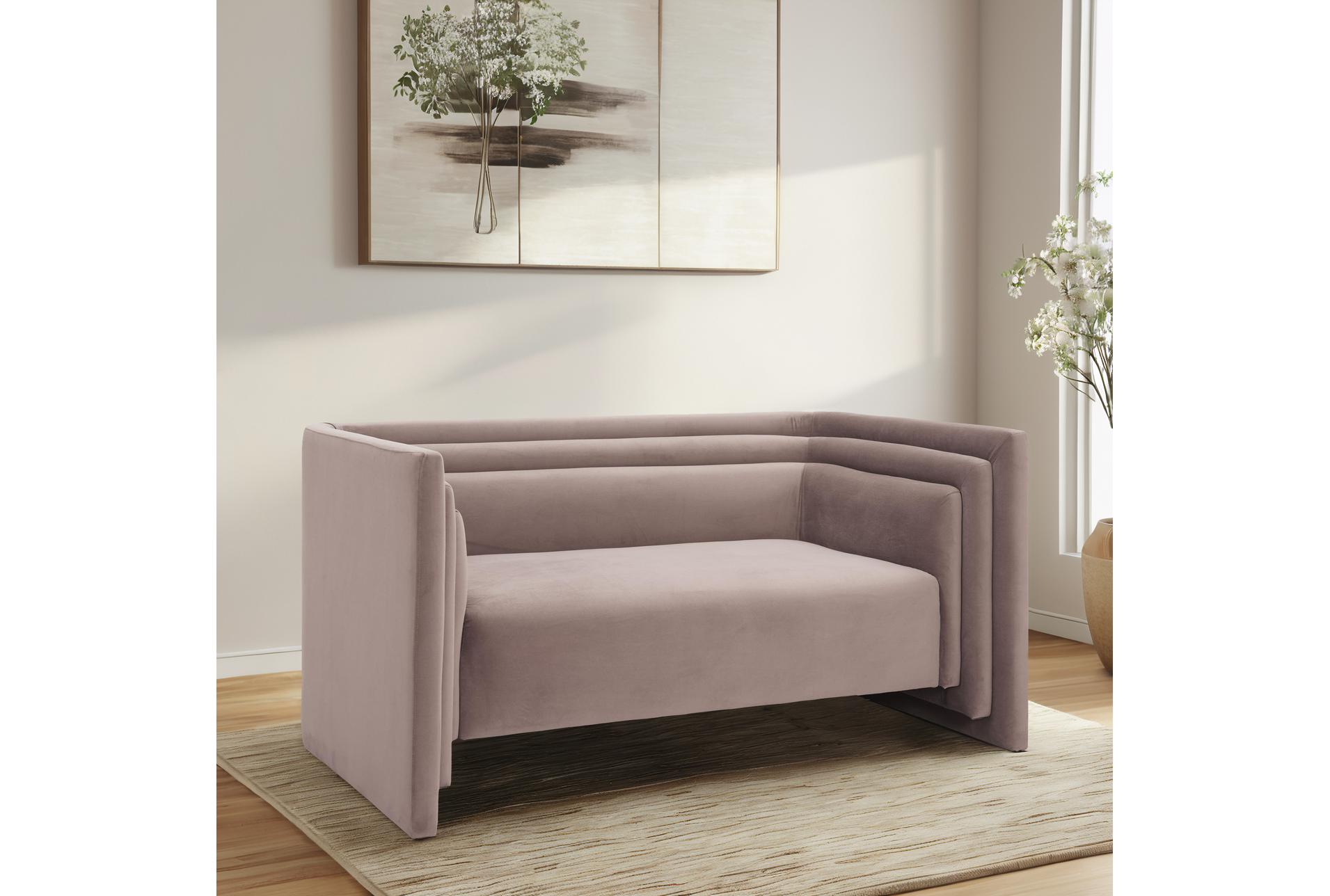 trippel taupe brown velvet 56" loveseat with arms 16 trippel taupe brown velvet 56" loveseat with arms