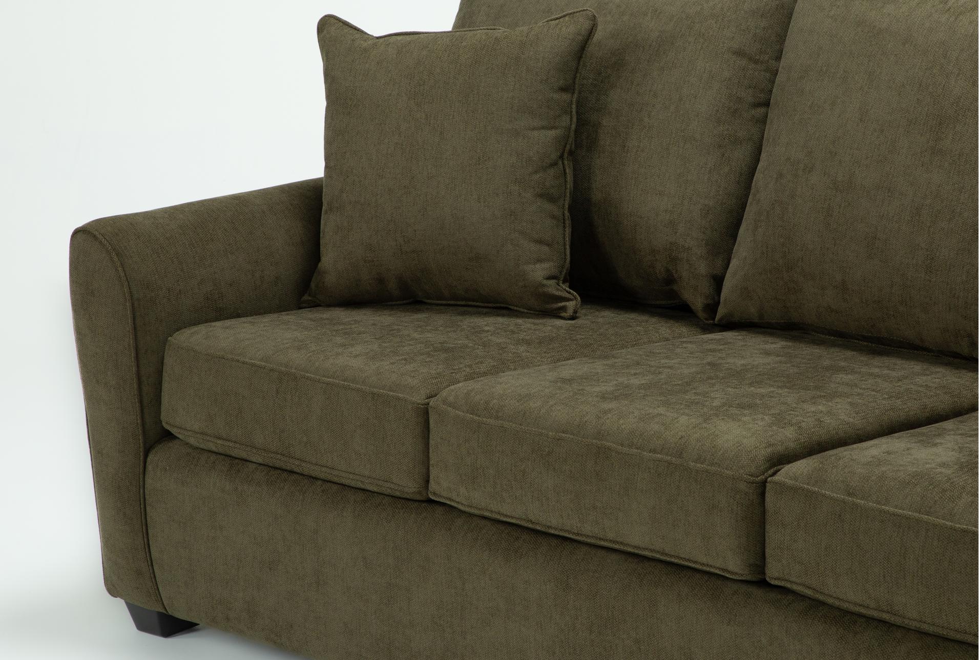 jaylen ii arbor green fabric 88" queen sleeper sofa loveseat & chaise set | loose reversible back | 3 piece 15 jaylen ii arbor green fabric 88" queen sleeper sofa loveseat & chaise set | loose reversible back | 3 piece