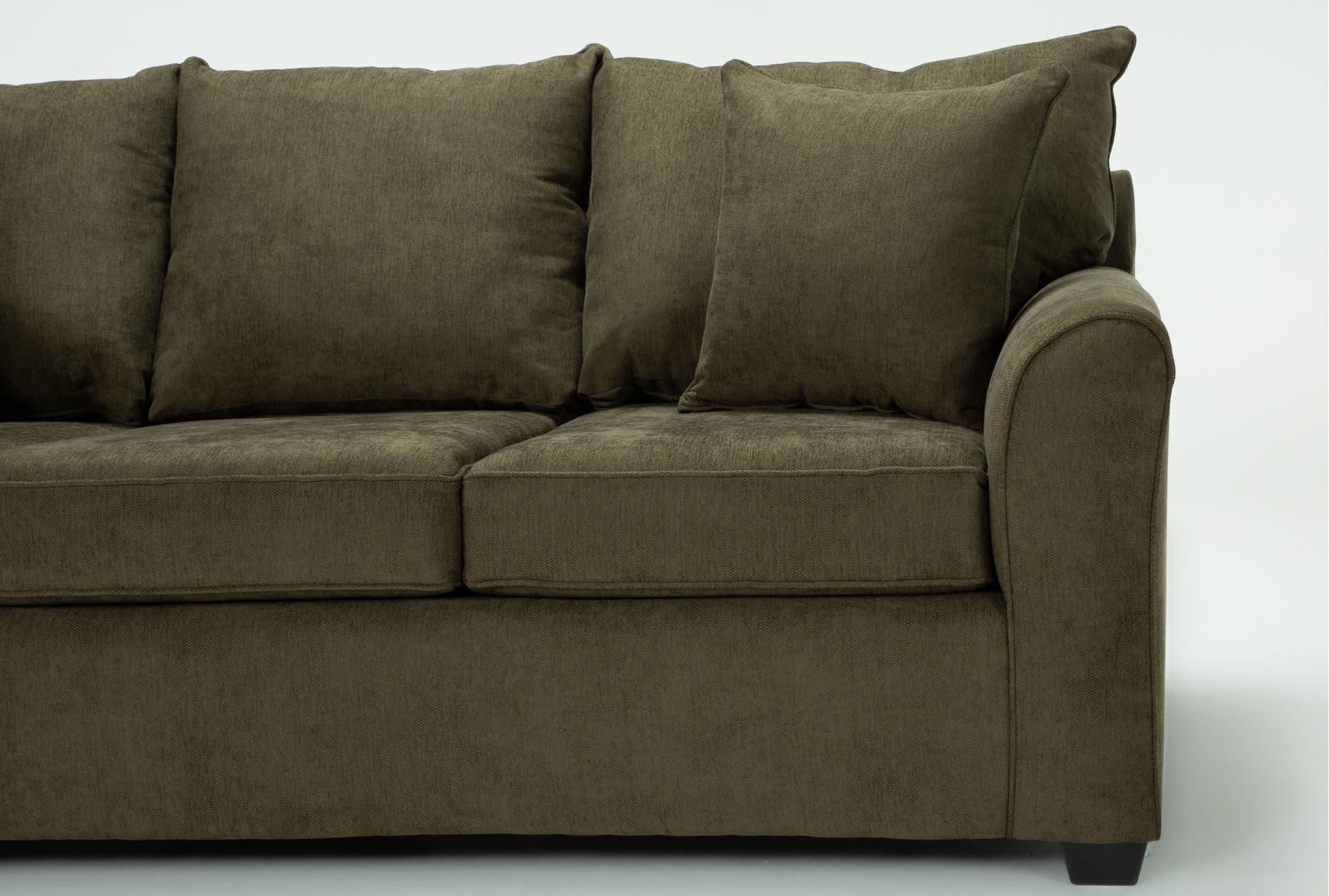 jaylen ii arbor green fabric 88" queen sleeper sofa loveseat & chaise set | loose reversible back | 3 piece 16 jaylen ii arbor green fabric 88" queen sleeper sofa loveseat & chaise set | loose reversible back | 3 piece