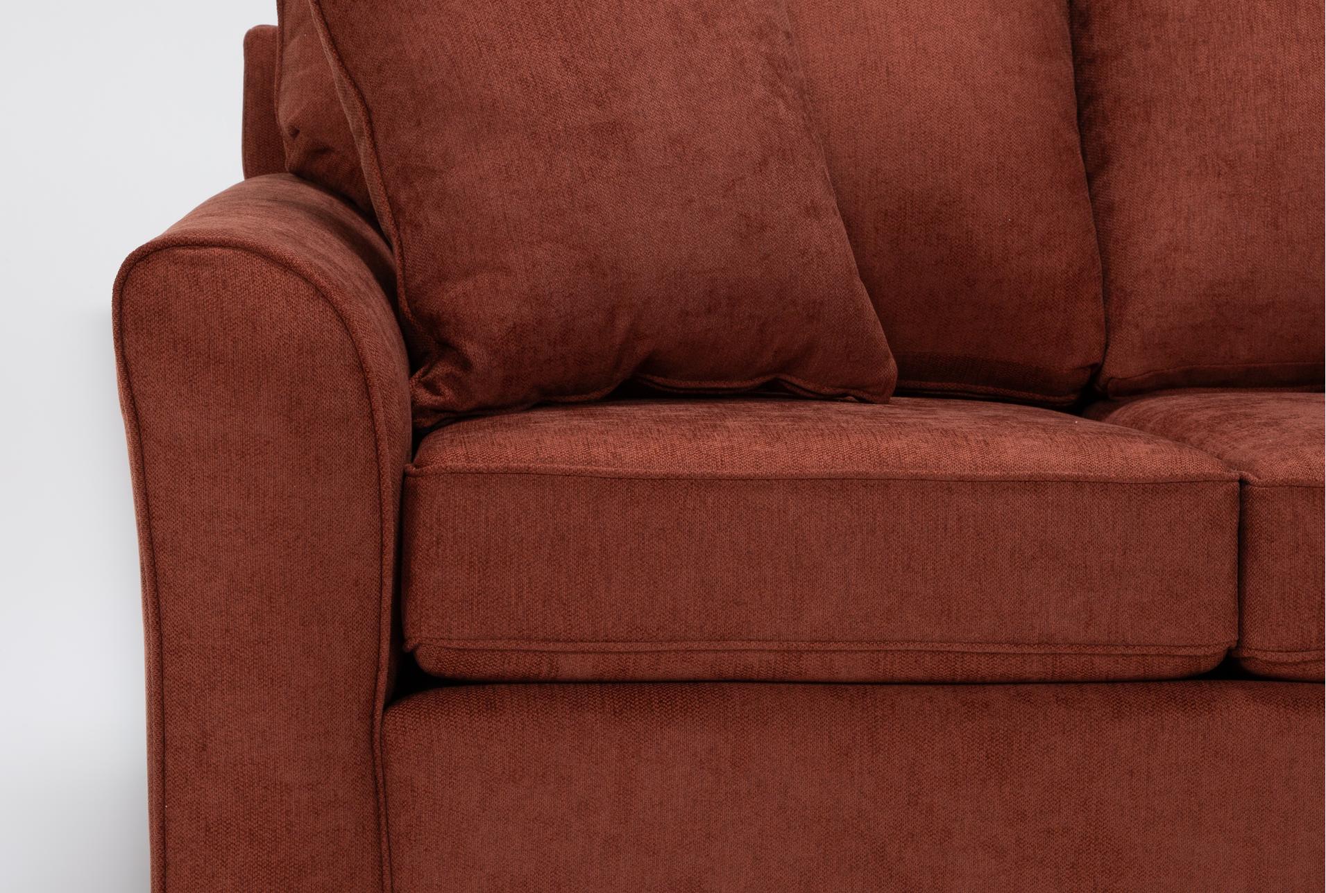 jaylen ii terracotta fabric 3 piece 78" sofa loveseat & chaise set 11 jaylen ii terracotta fabric 3 piece 78" sofa loveseat & chaise set