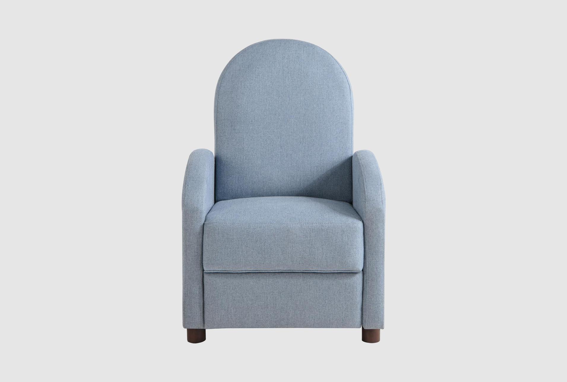 luna blue 34" manual pushback recliner 1 luna blue 34" manual pushback recliner