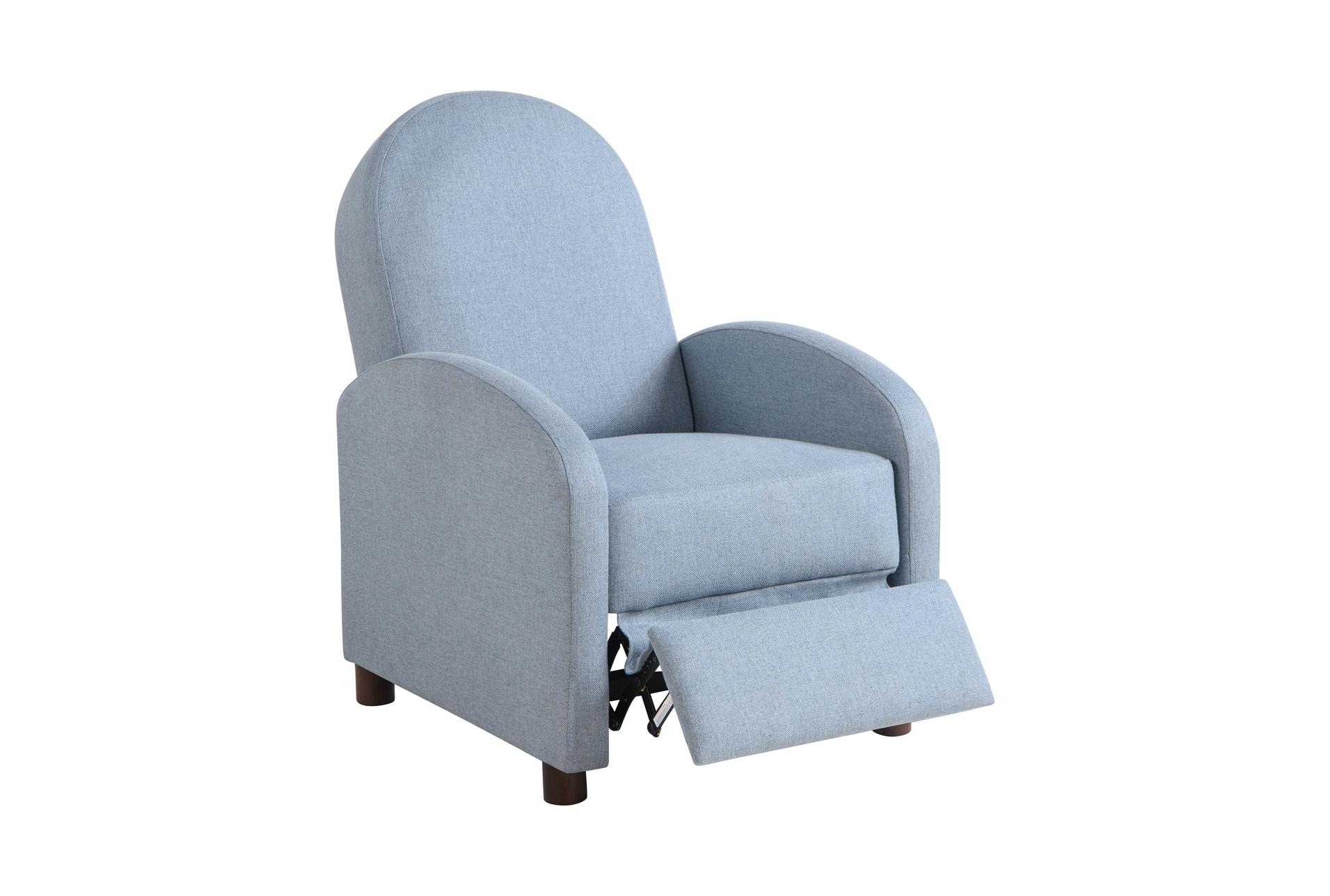 luna blue 34" manual pushback recliner 11 luna blue 34" manual pushback recliner