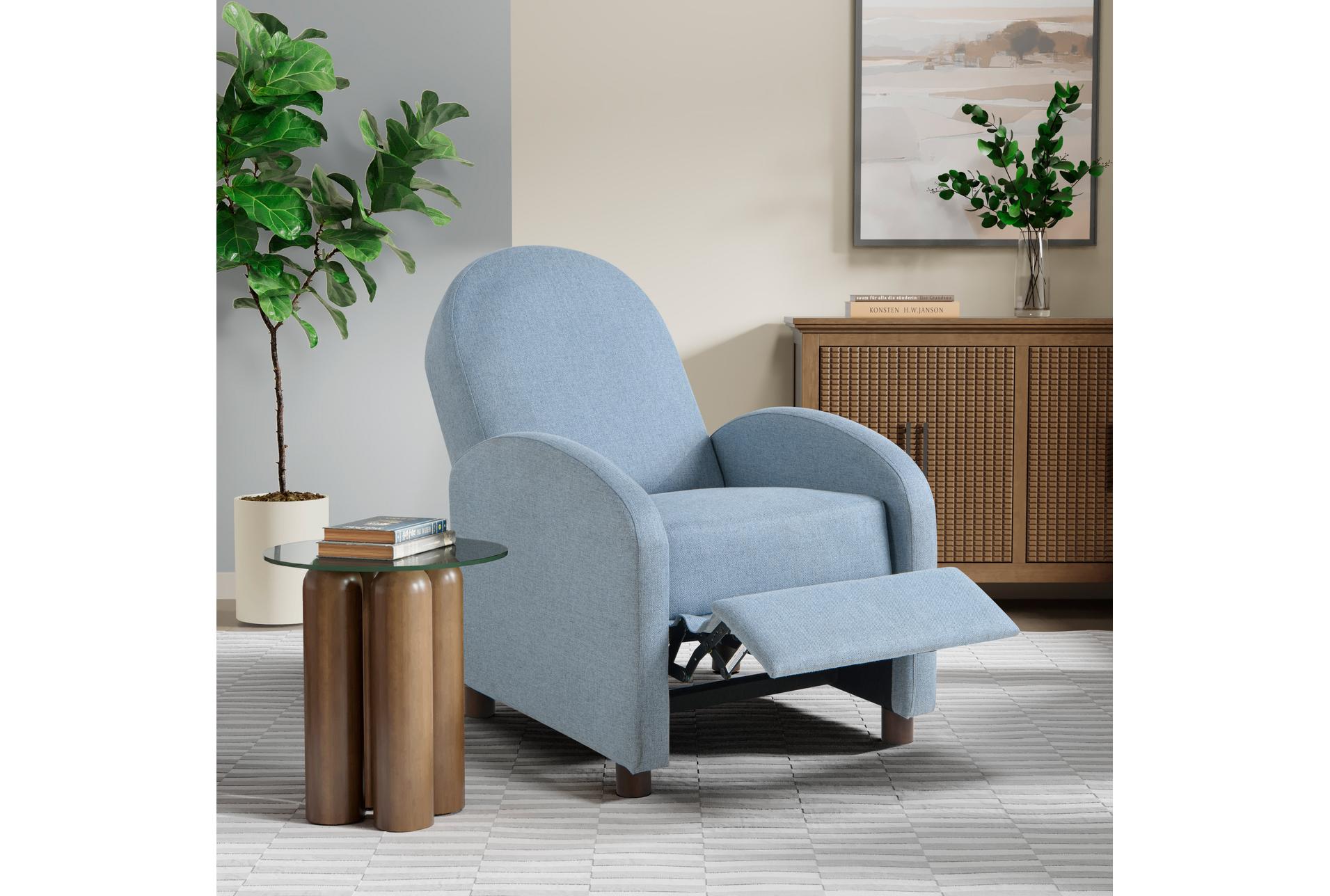 luna blue 34" manual pushback recliner 16 luna blue 34" manual pushback recliner