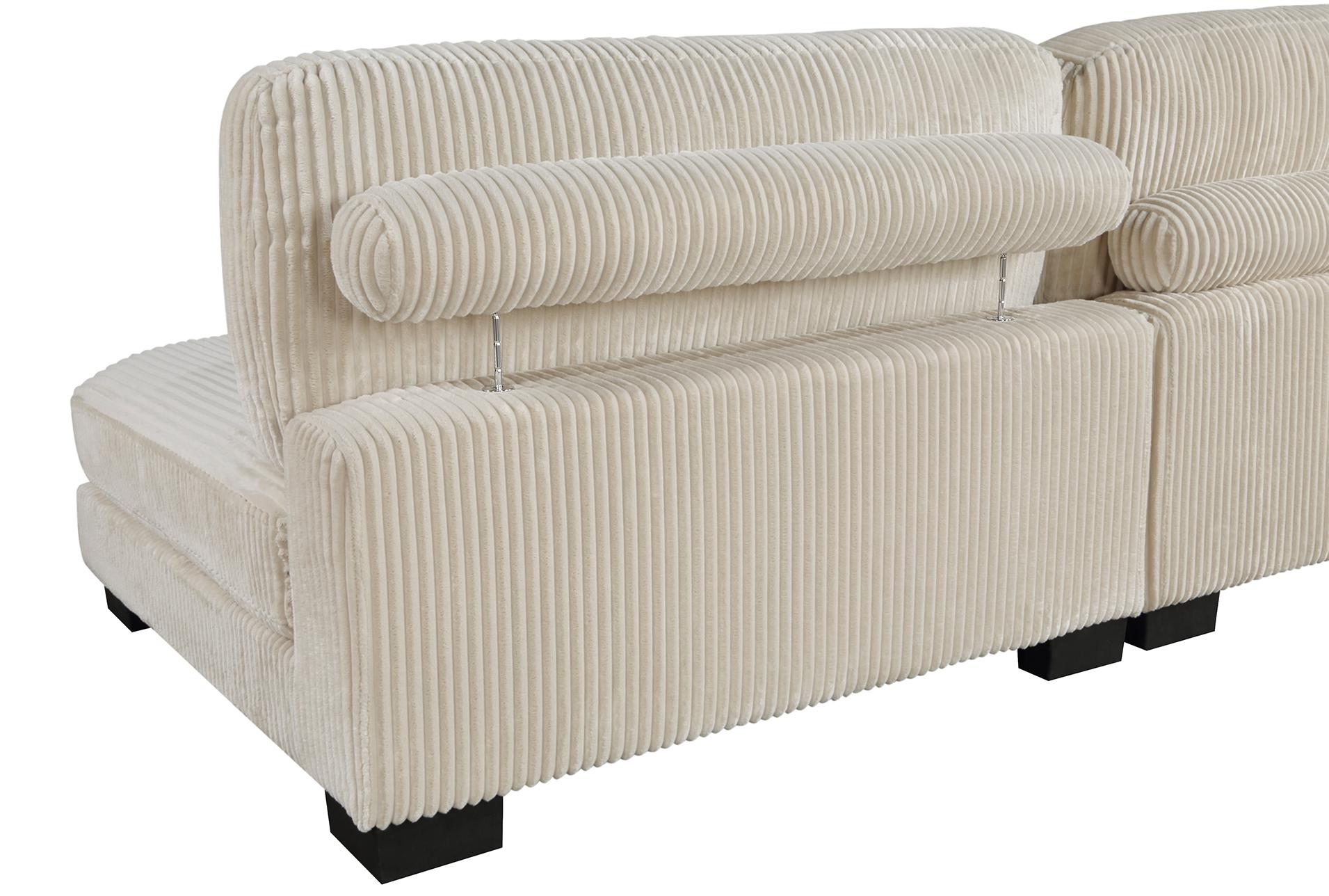 ellery beige corduroy 5-piece modular sectional | fabric | reversible | loose reversible back 11 ellery beige corduroy 5-piece modular sectional | fabric | reversible | loose reversible back