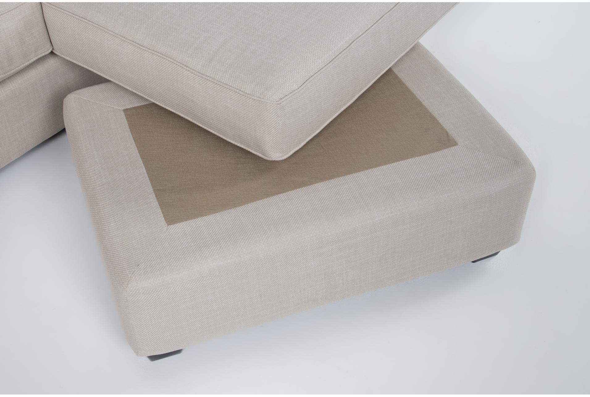 hampstead ii linen 140" 2 piece sectional with right arm facing sleeper sofa chaise + left arm facing corner chaise & ottoman 13 hampstead ii linen 140" 2 piece sectional with right arm facing sleeper sofa chaise + left arm facing corner chaise & ottoman