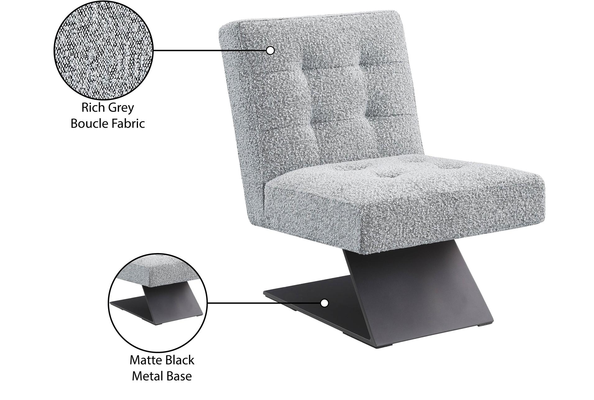 zeal grey boucle fabric accent chair 17 zeal grey boucle fabric accent chair