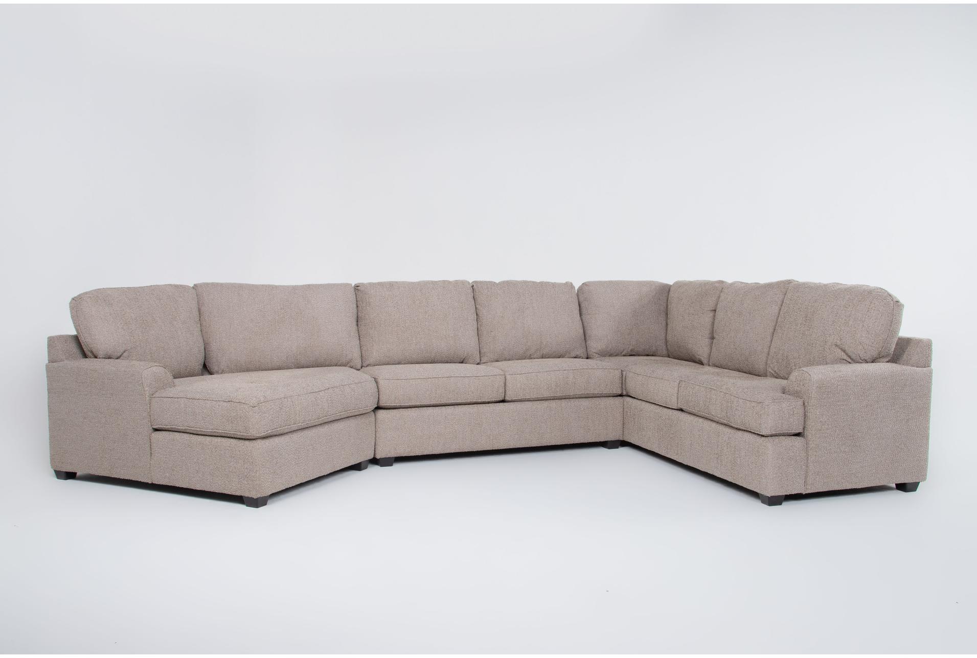alessandro ii taupe brown chenille fabric 3 piece sectional with right arm facing cuddler 1 alessandro ii taupe brown chenille fabric 3 piece sectional with right arm facing cuddler