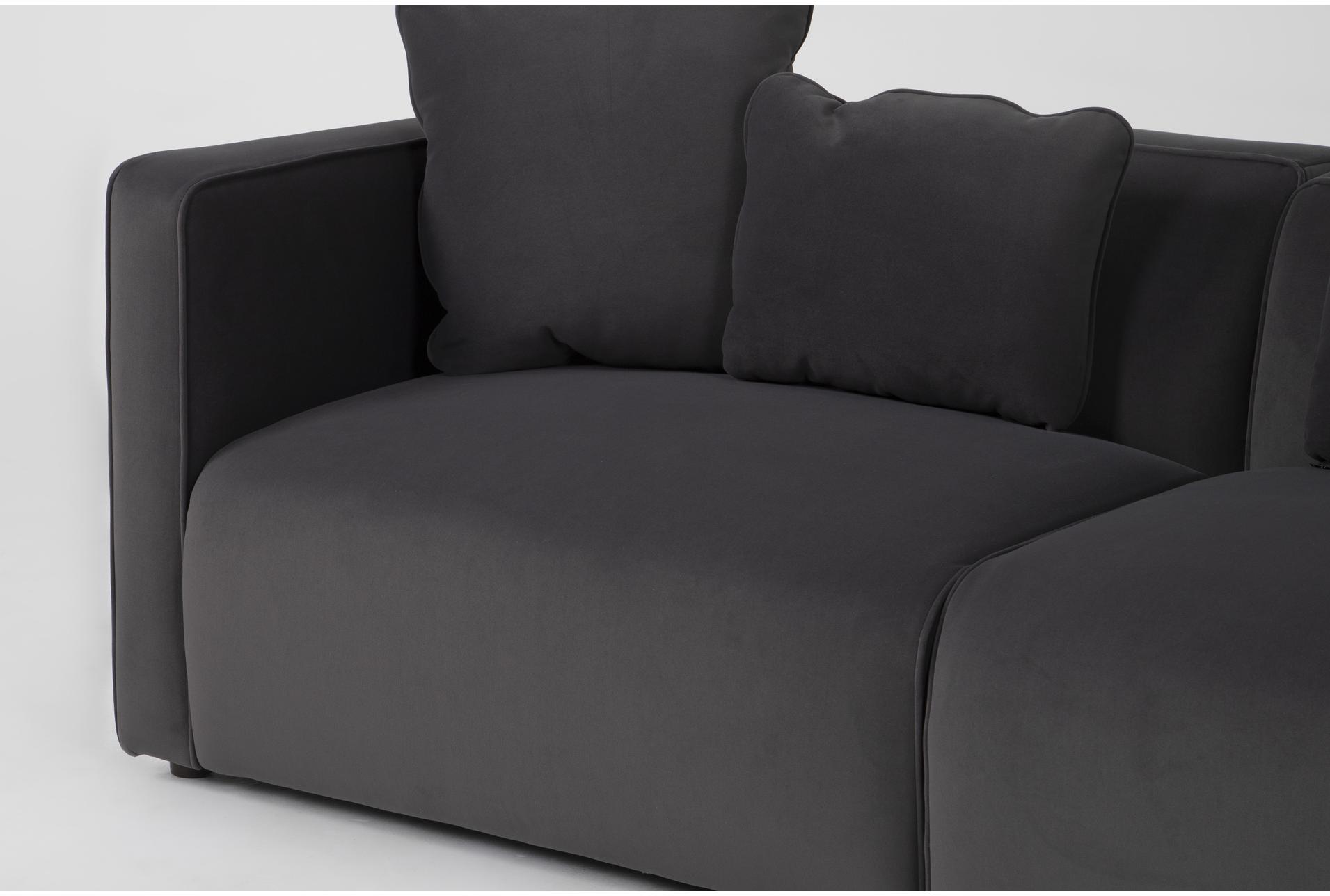 tao dark grey velvet 115" 5 piece modular sectional with ottoman 10 tao dark grey velvet 115" 5 piece modular sectional with ottoman