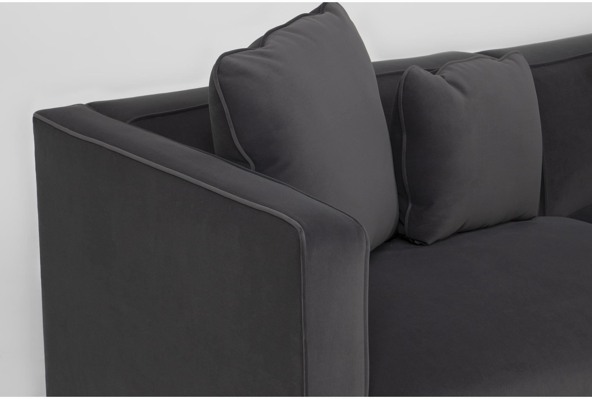 tao dark grey velvet 115" 5 piece modular sectional with ottoman 11 tao dark grey velvet 115" 5 piece modular sectional with ottoman