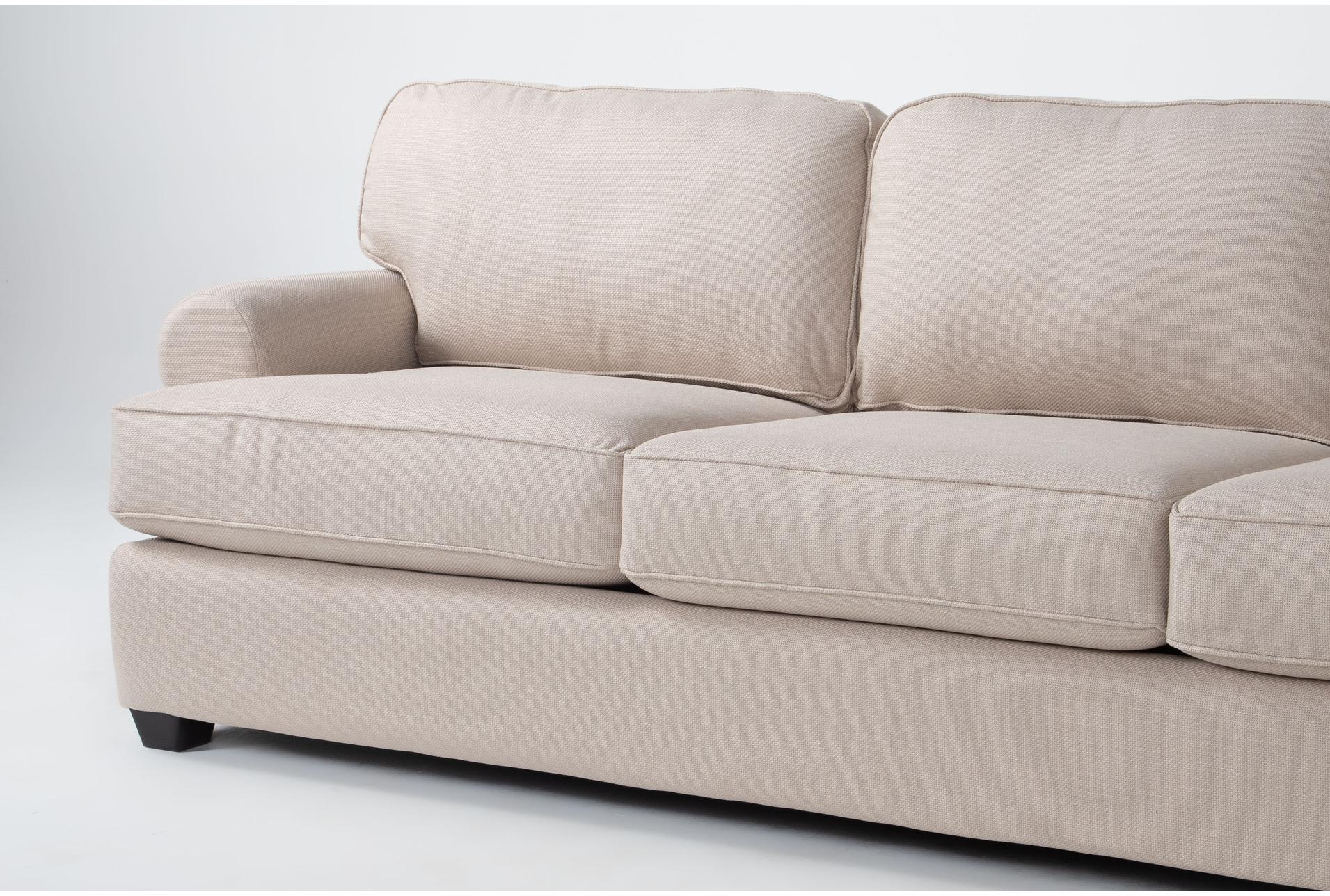 hampstead ii linen 140" 2 piece sectional with left arm facing sofa & ottoman | loose reversible back 9 hampstead ii linen 140" 2 piece sectional with left arm facing sofa & ottoman | loose reversible back