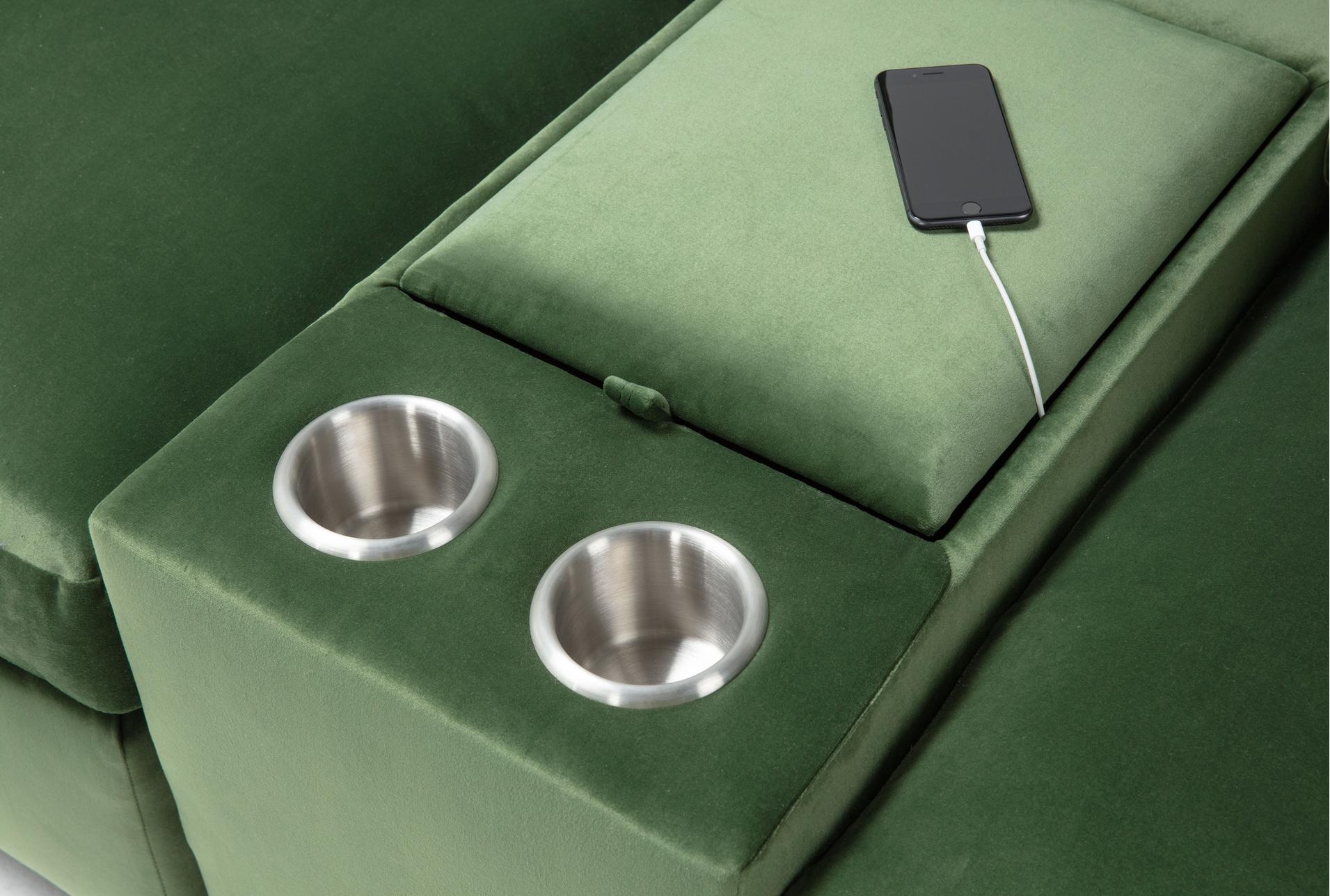 siena forrest green performance velvet fabric 7 piece modular flexsteel sectional with dual console storage cupholders and usb 12 siena forrest green performance velvet fabric 7 piece modular flexsteel sectional with dual console storage cupholders and usb