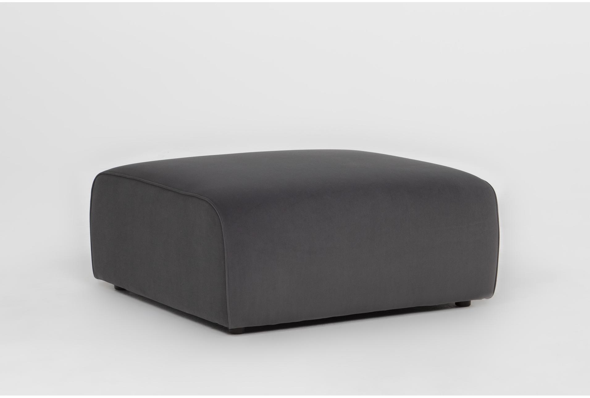 tao dark grey velvet 37" cocktail ottoman 6 tao dark grey velvet 37" cocktail ottoman