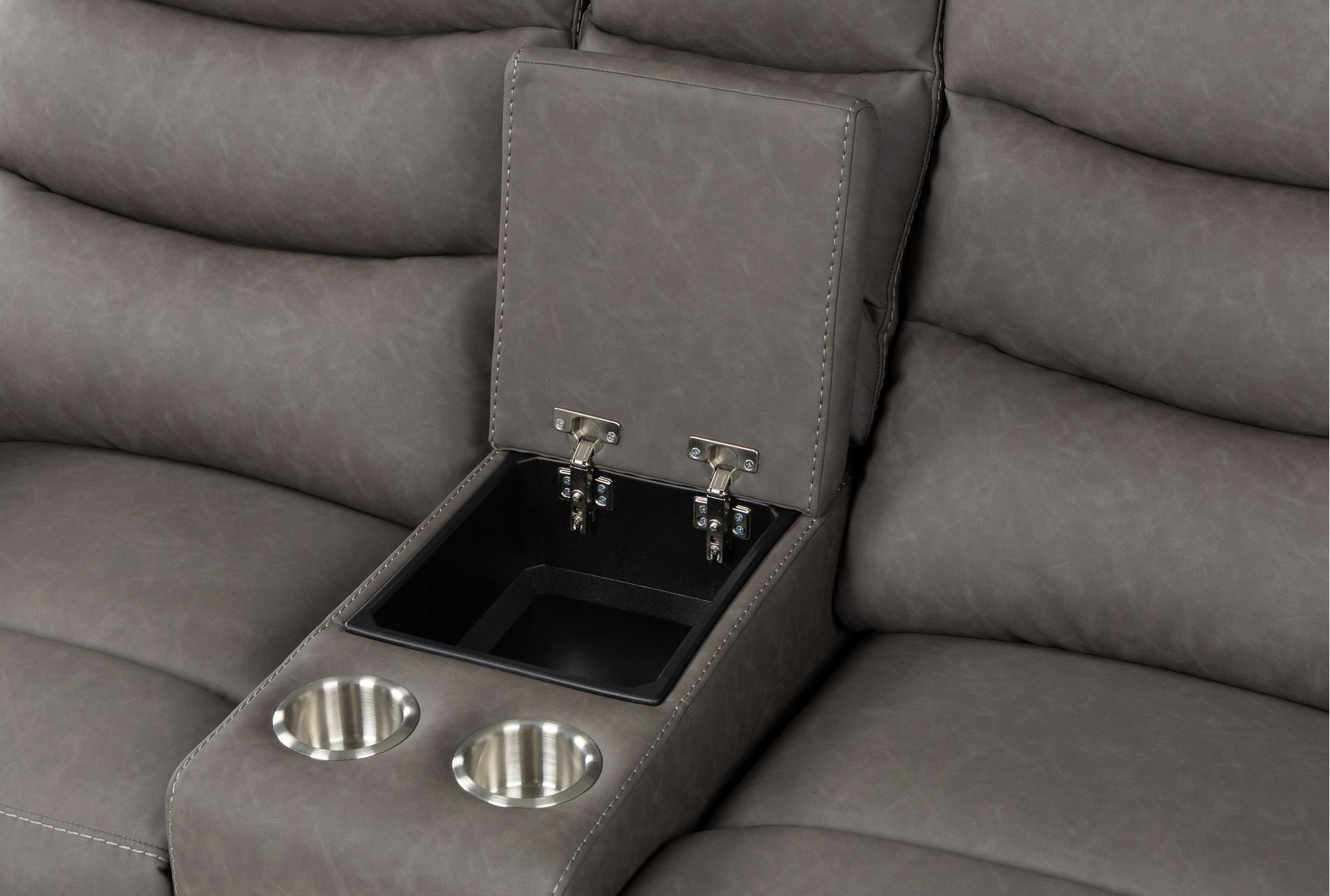 casimir charcoal fabric 71" manual reclining console loveseat 20 casimir charcoal fabric 71" manual reclining console loveseat