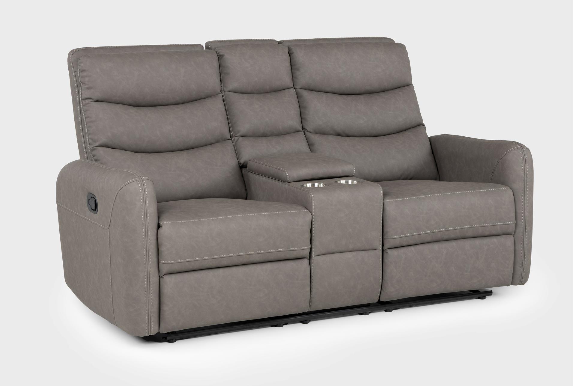 casimir charcoal fabric 71" manual reclining console loveseat 21 casimir charcoal fabric 71" manual reclining console loveseat