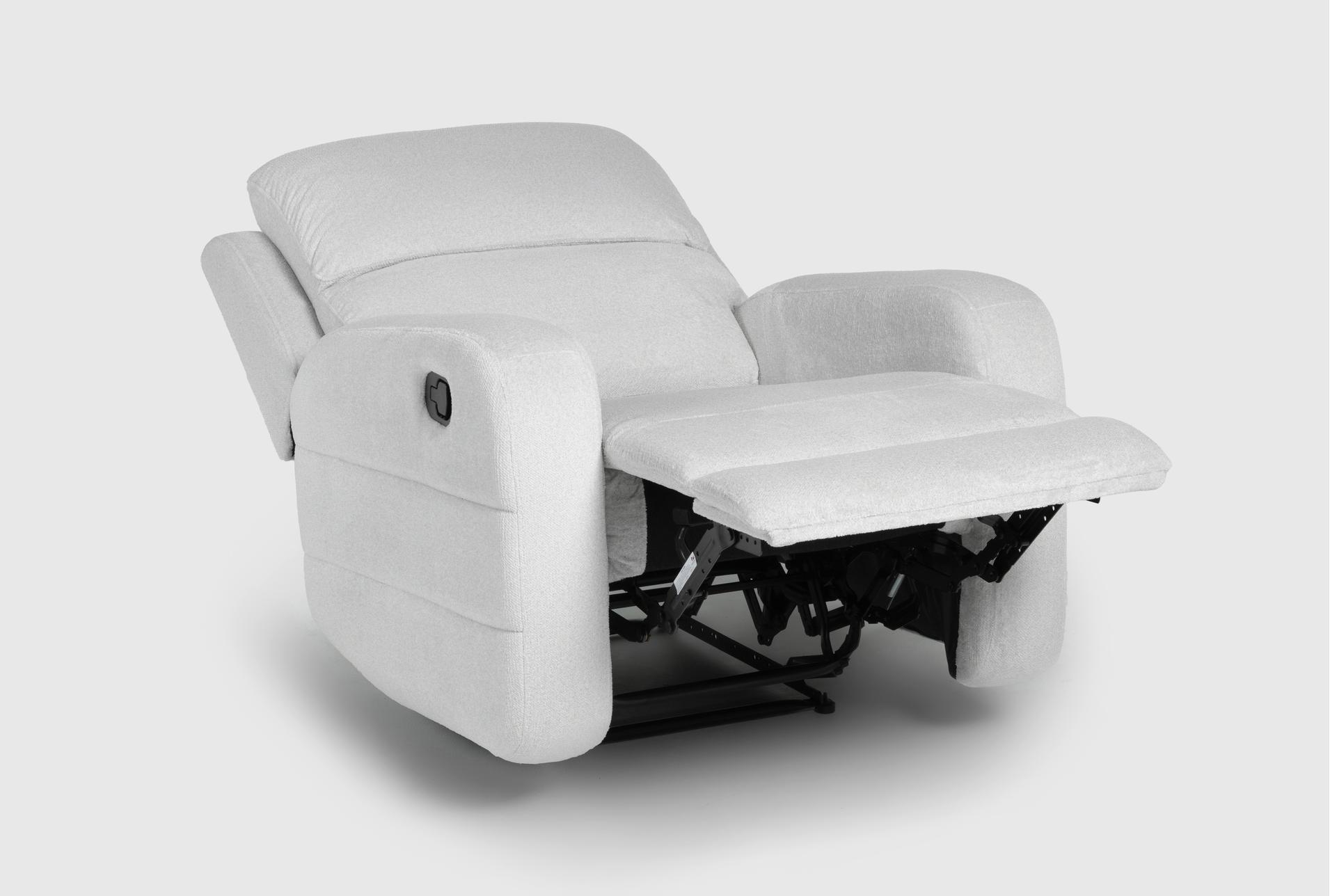 rio grey fabric 35" manual recliner 17 rio grey fabric 35" manual recliner