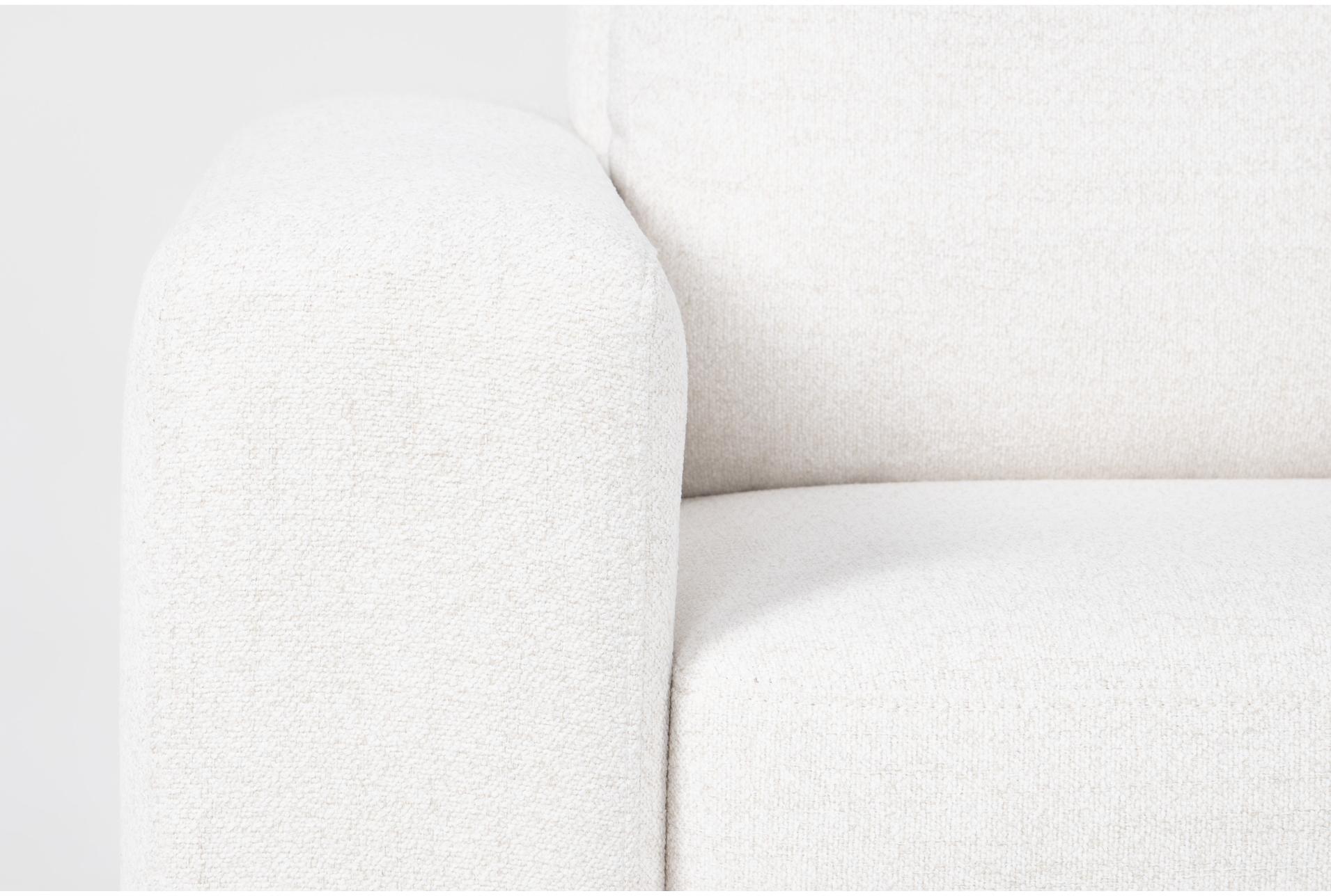 isabella ii cream beige 119" 3 piece sectional with wedge corner | symmetrical | fabric | loose reversible back 8 isabella ii cream beige 119" 3 piece sectional with wedge corner | symmetrical | fabric | loose reversible back