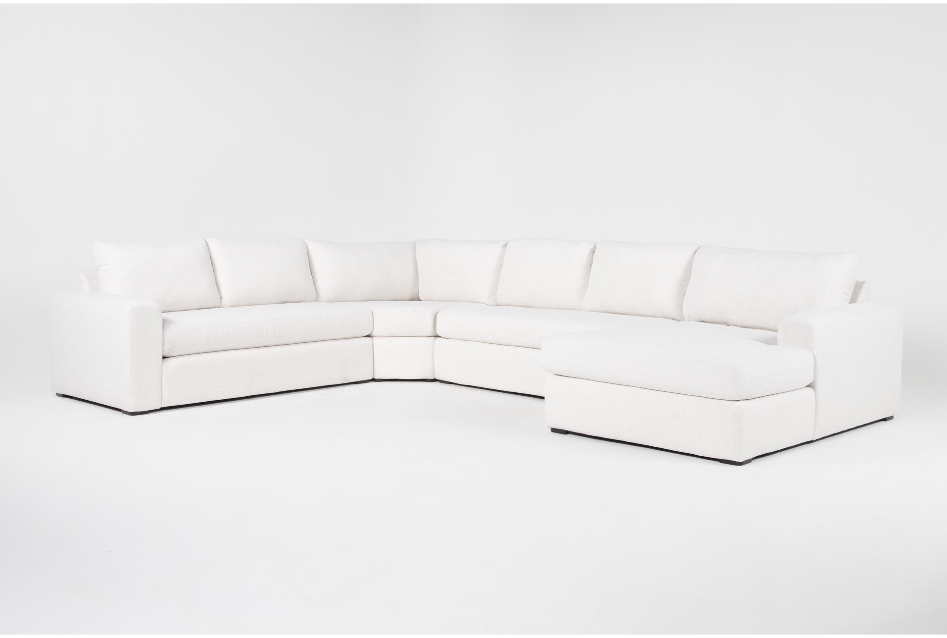 isabella ii cream beige 157" 4 piece full sleeper sectional with right arm facing chaise & wedge corner | fabric 1 isabella ii cream beige 157" 4 piece full sleeper sectional with right arm facing chaise & wedge corner | fabric