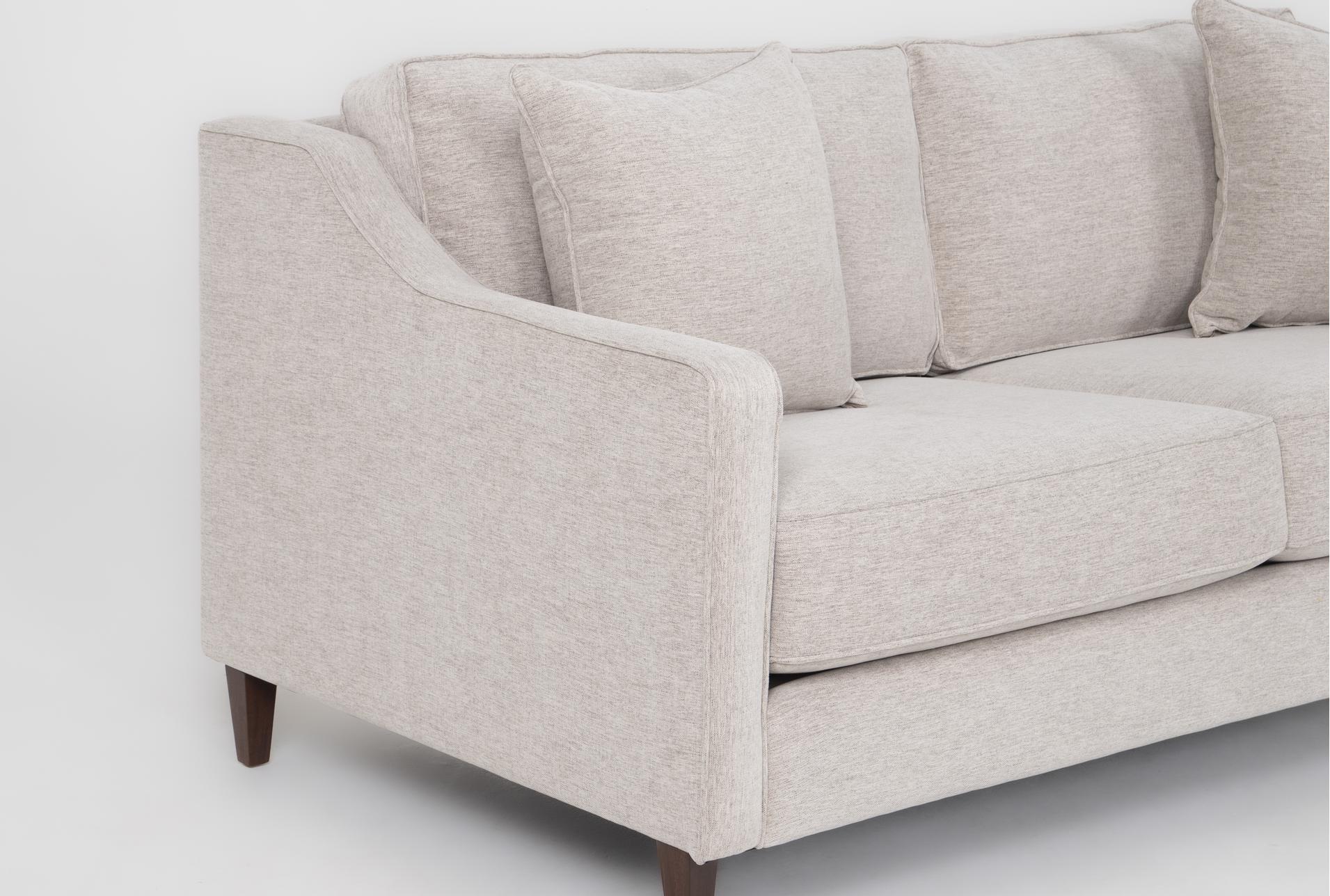 apolo dove 104" 2 piece sectional with right arm facing chaise 8 apolo dove 104" 2 piece sectional with right arm facing chaise